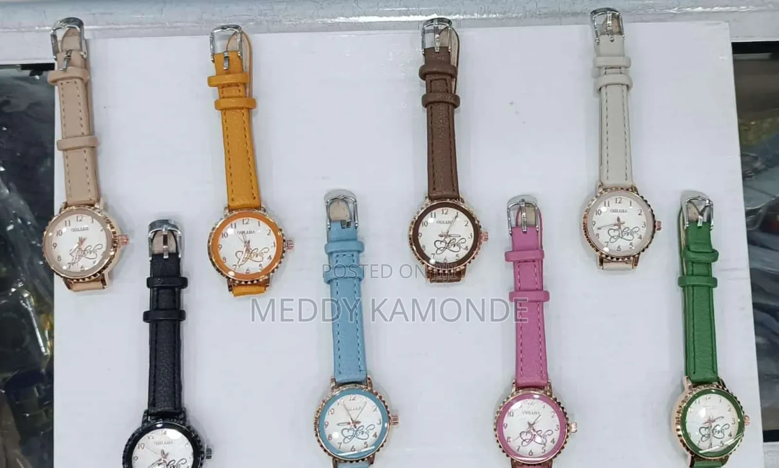 Blue/Pink/Brown Ladies Watch
