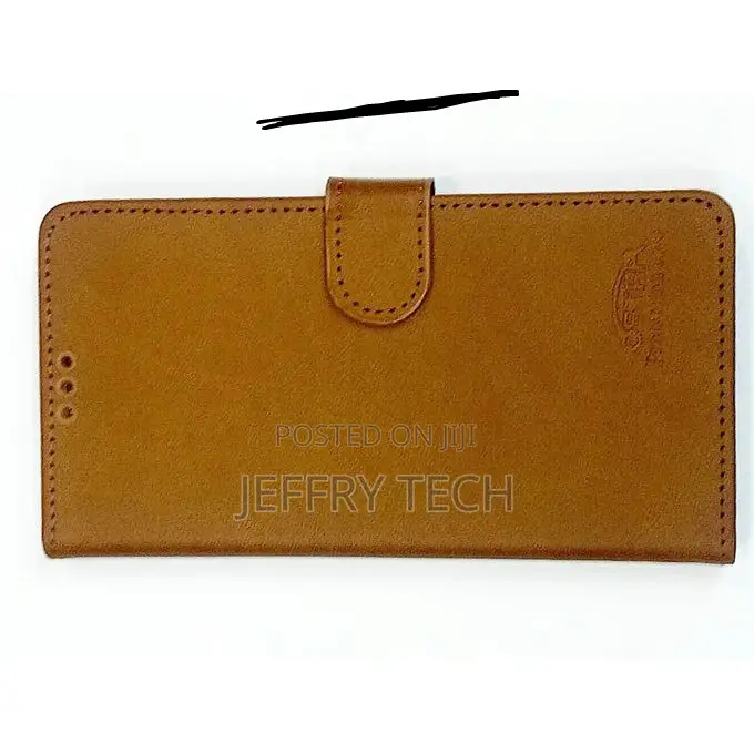 Leather Flip Phone Case for Xiaomi Redmi 9a - Brown