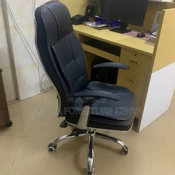 Office Chairs: Generic Leather Boss Office Home Chair
