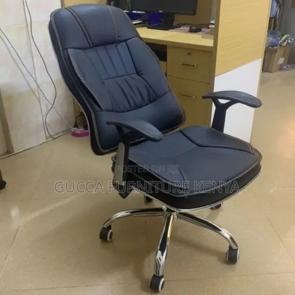 Office Chairs: Generic Leather Boss Office Home Chair