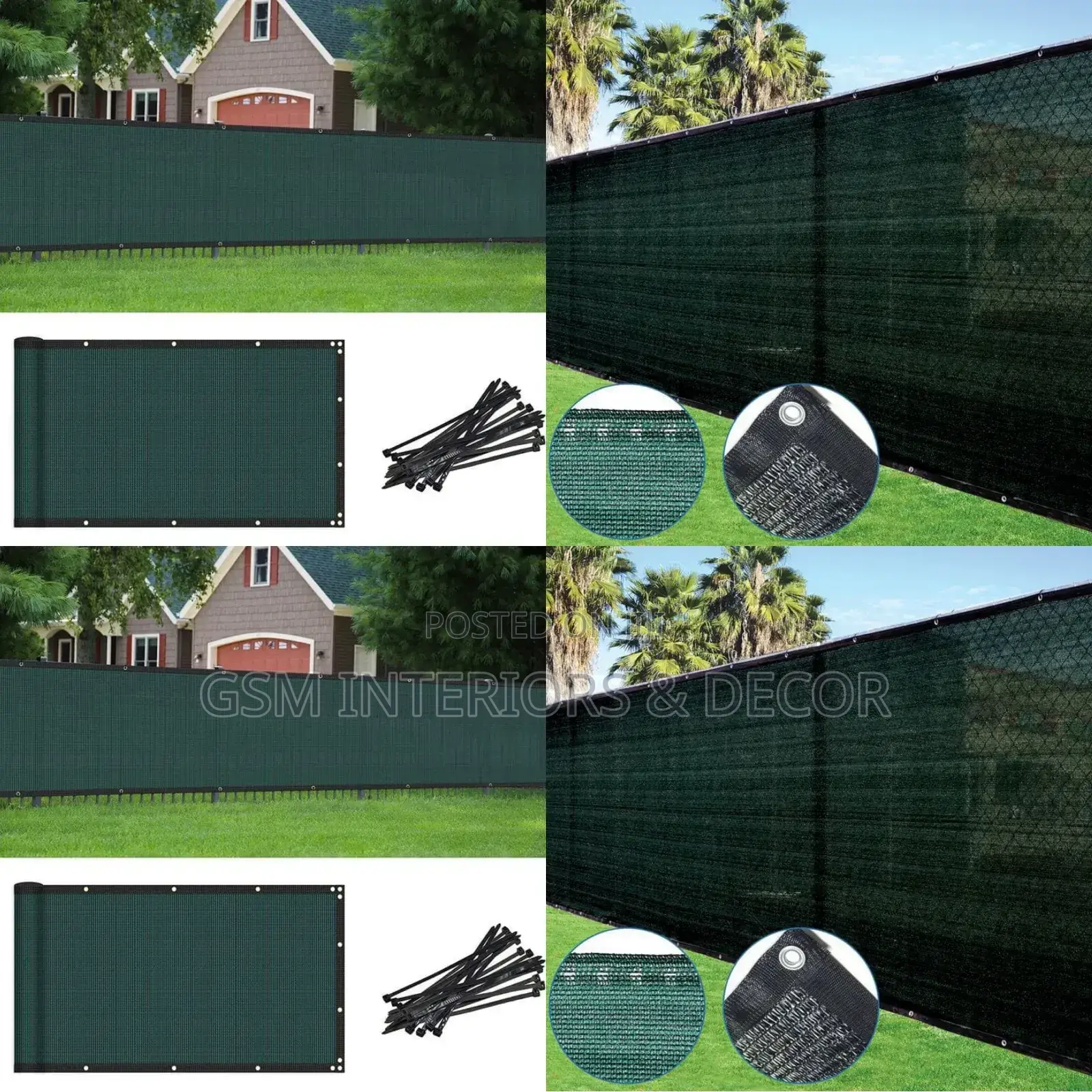 Artificial Green Balcony Shield 5m
