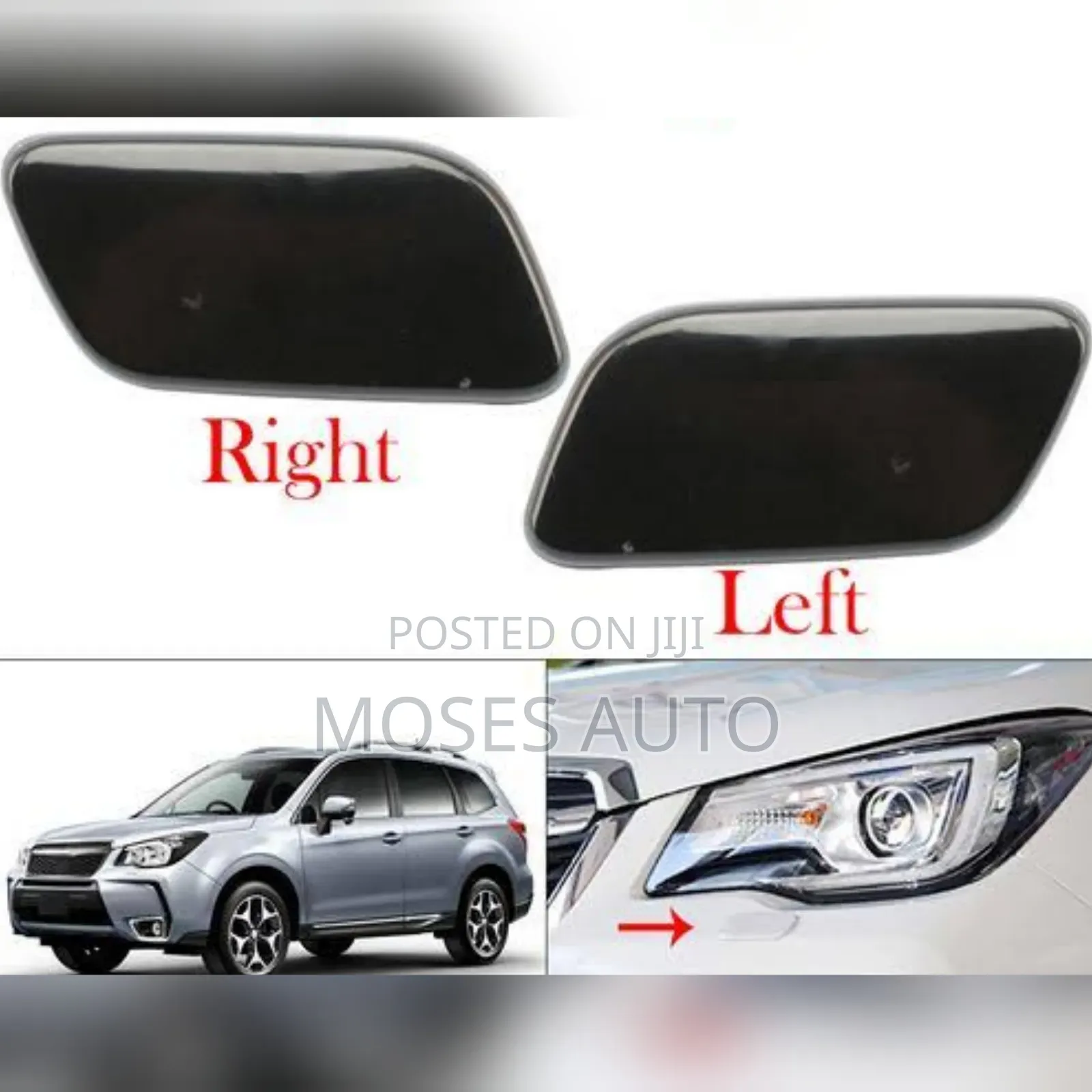 Subaru Forester Sjg 2015-2018 Washer Jets Nozzle Covers