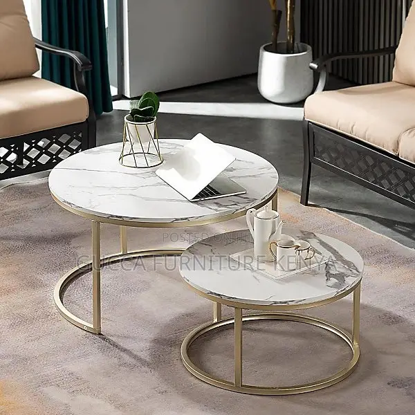 Coffee Tables:Modern Nesting Office Home Coffee Table Round