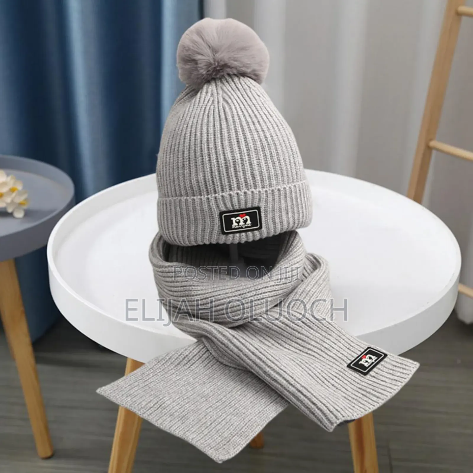 3 in 1winter Adult's Beenies Hat,Scarf Set and Gloves