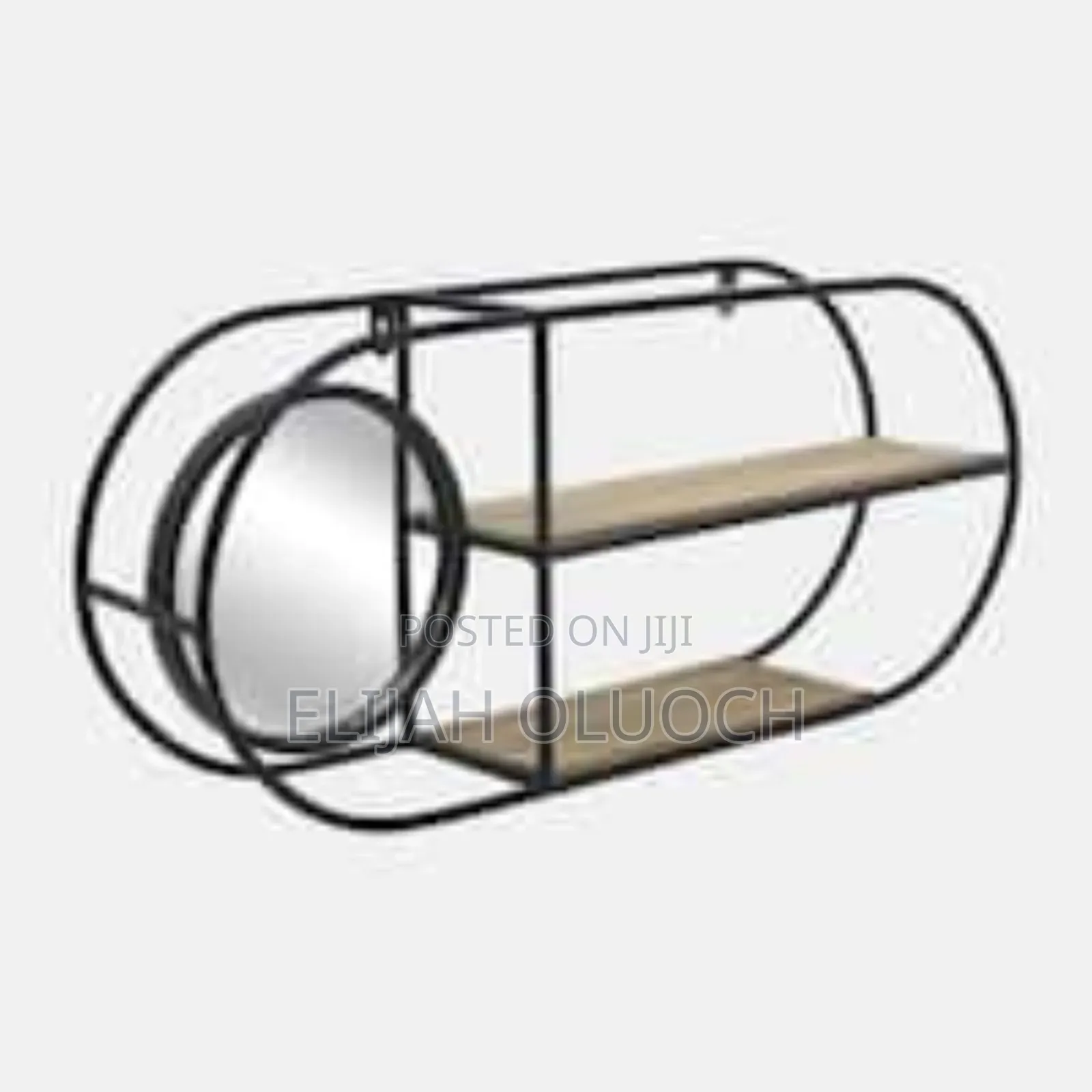 Nordic Rectangular Metal Bathroom Shelf