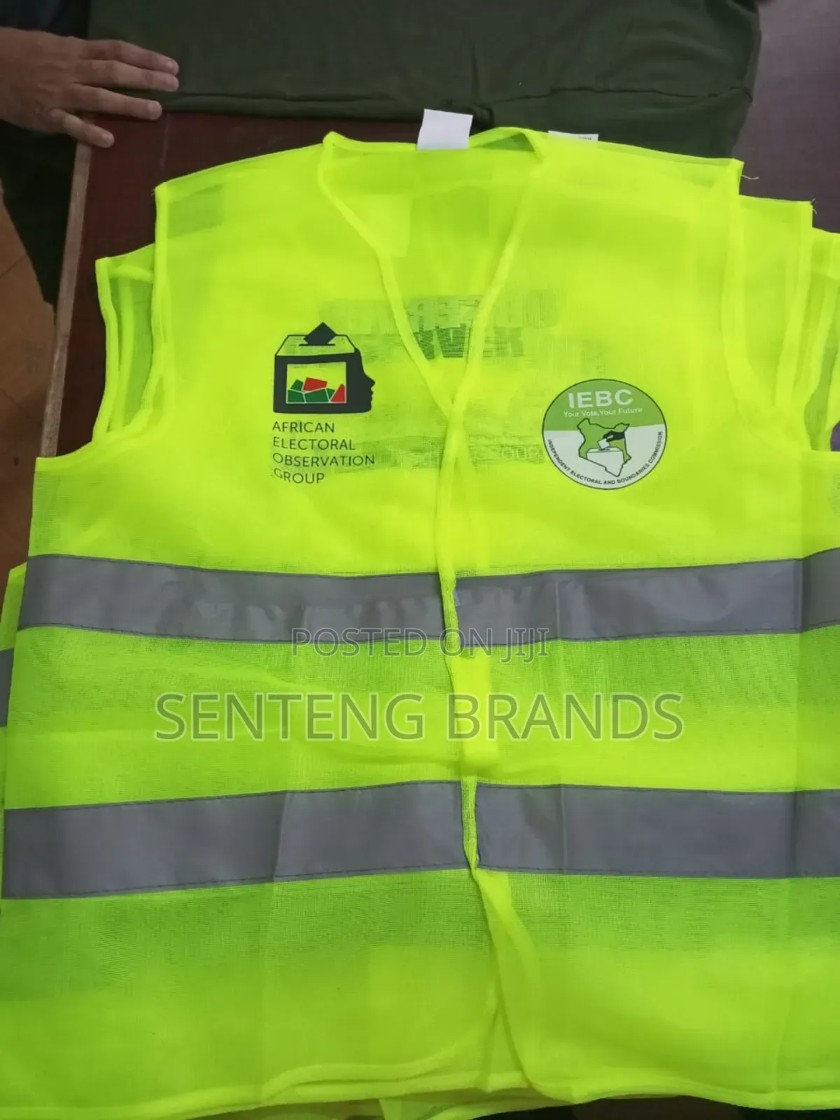 Reflector Vest Branded For Election