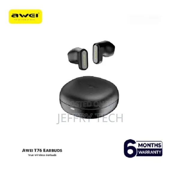 Awei T76 TWS Earbuds Wireless Bluetooth Earphones With Mic