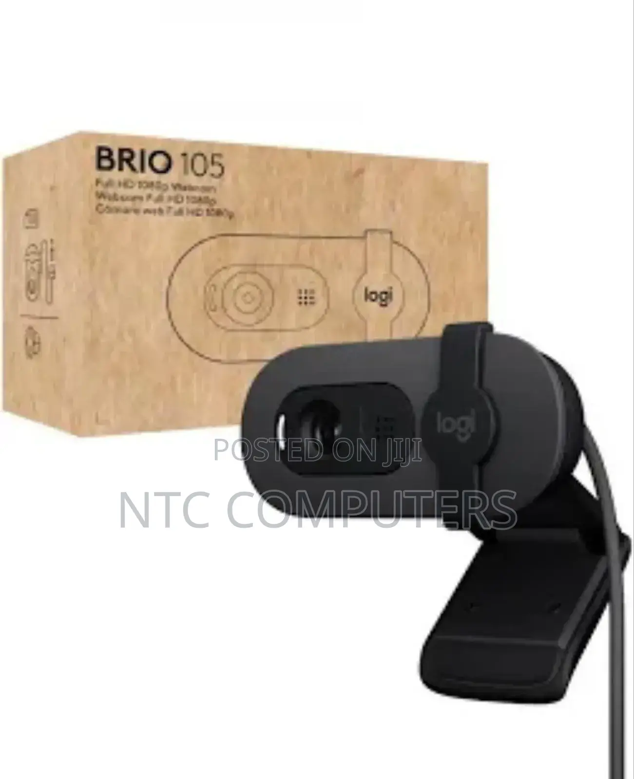 Logitech Brio 105 Webcam Graphite