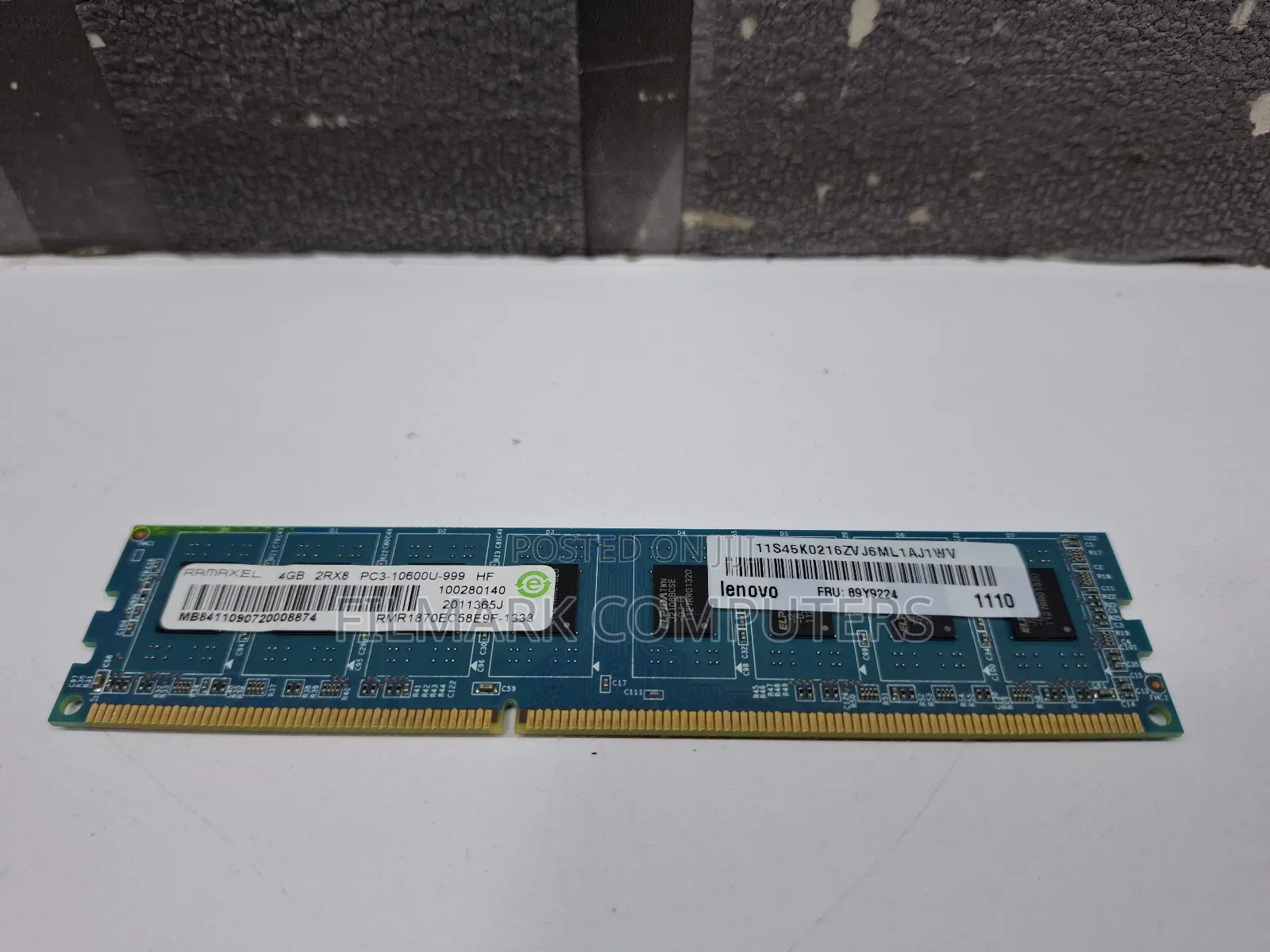 Ramaxel 4gb 2rx8 Pc3-10600u-999 Hf for Desktop