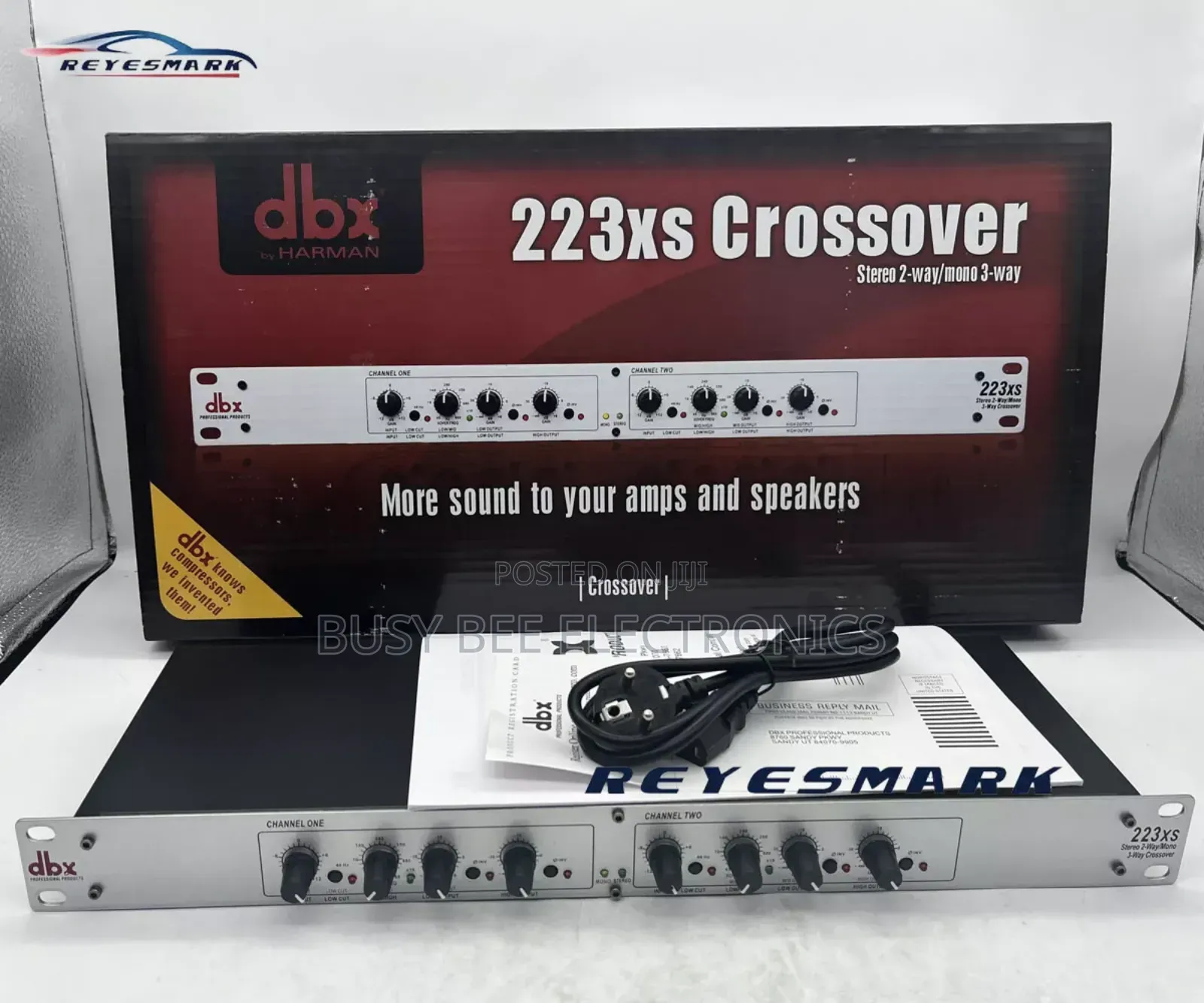 DBX by Harman 223xs Crossover Stereo 2-Way