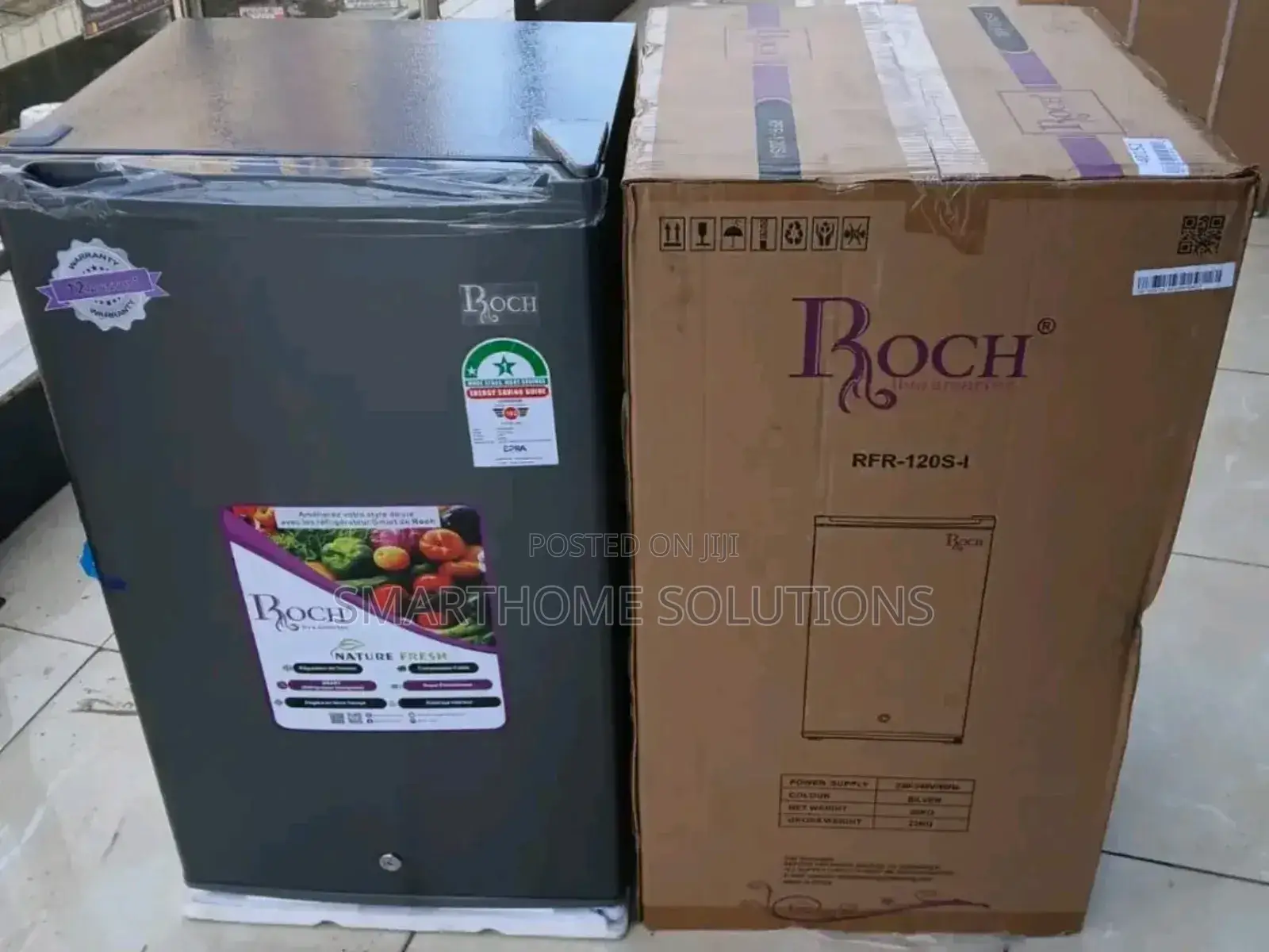 Roch 90 Liters RFR-120s-I Single Door Silver