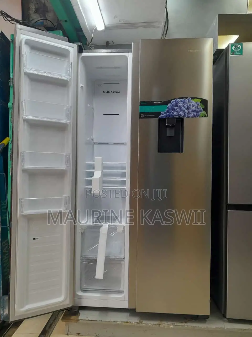 Hisense 518 Liters Side by Side Ref518dr With Dispenser