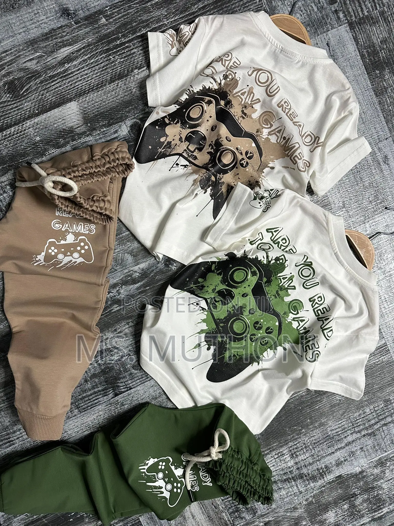 Game on Unisex 2 Pc*