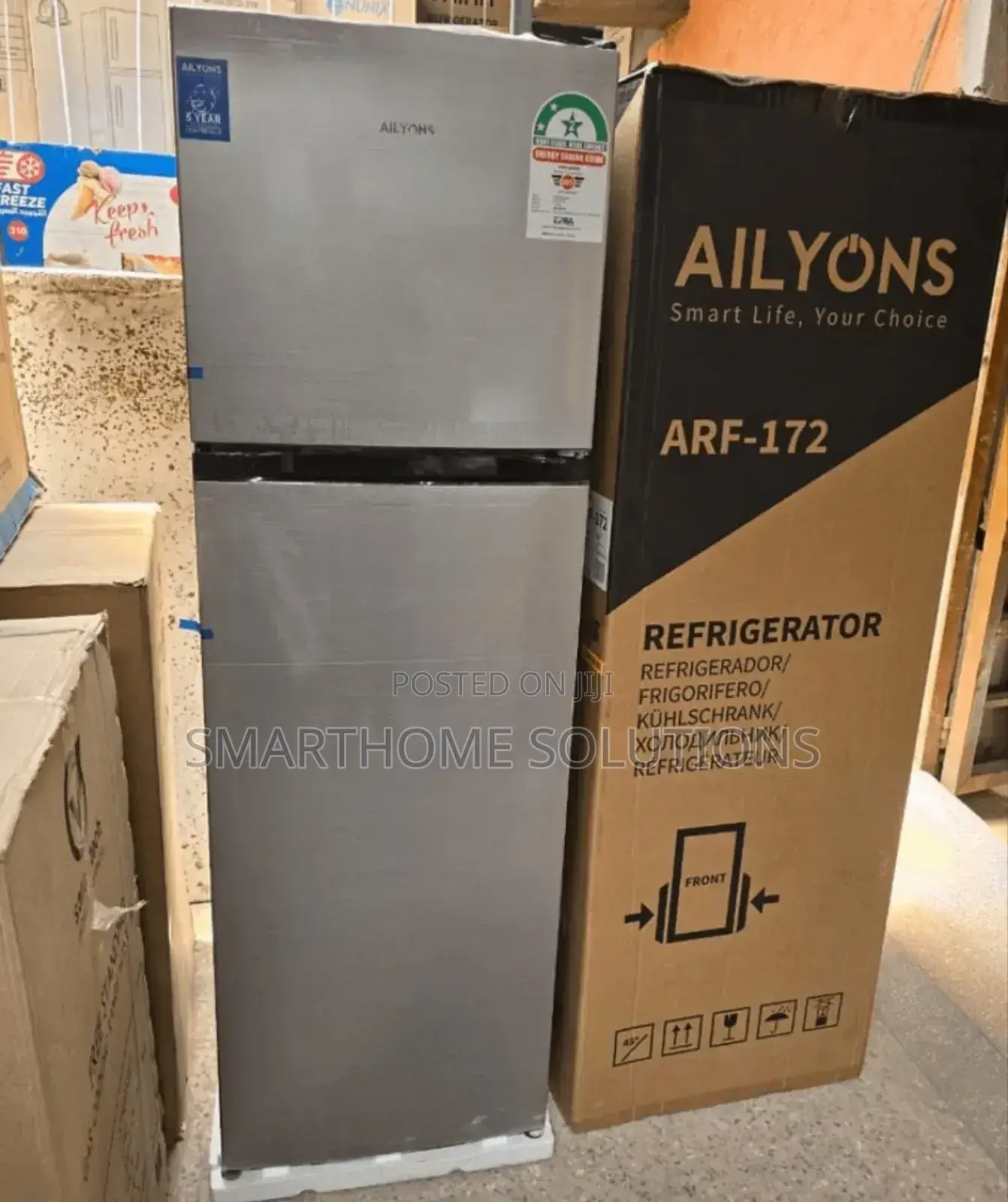 172litre Ailyon Fridge Double Door