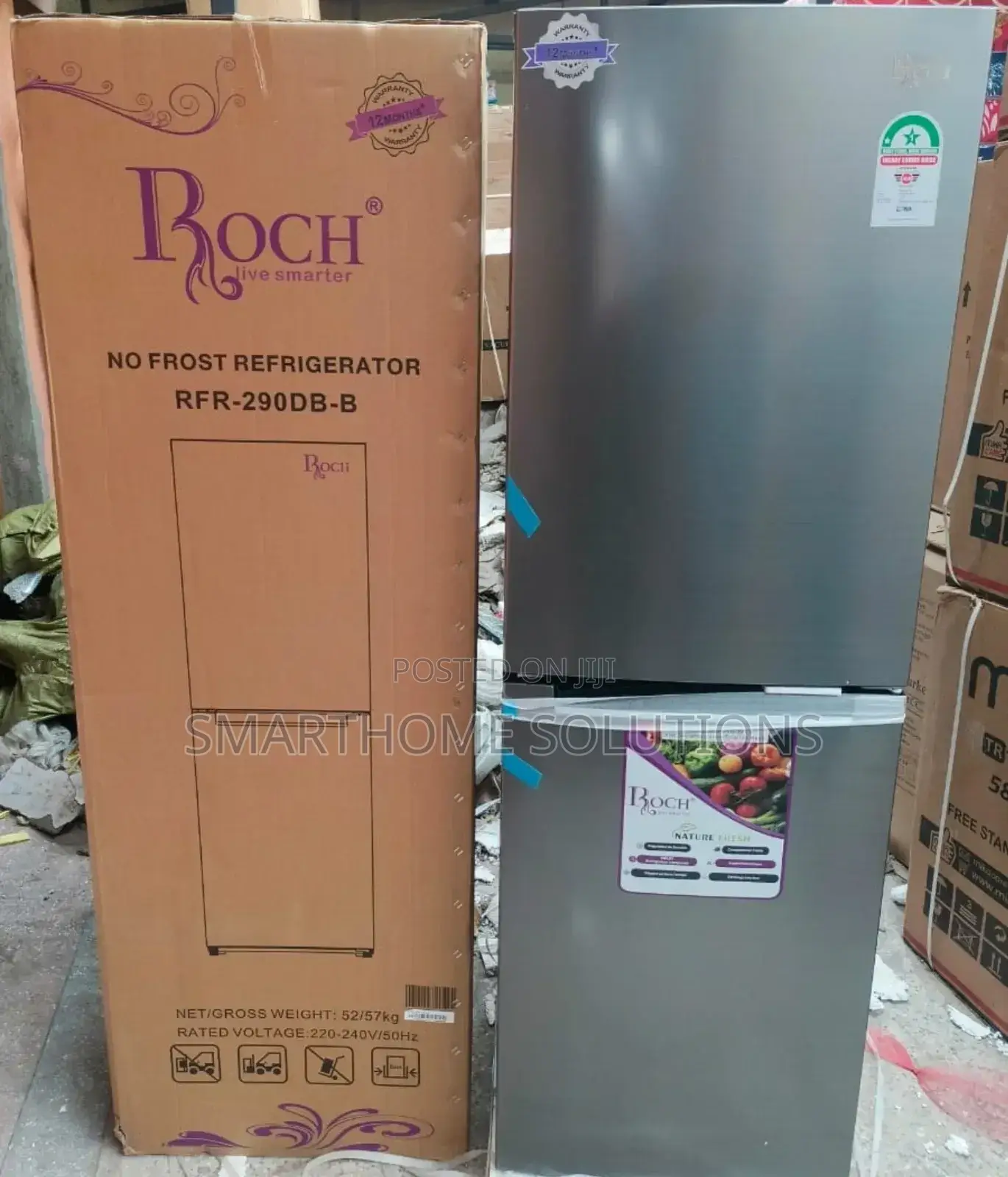 Roch 290litres Bottom Freezer Fridge