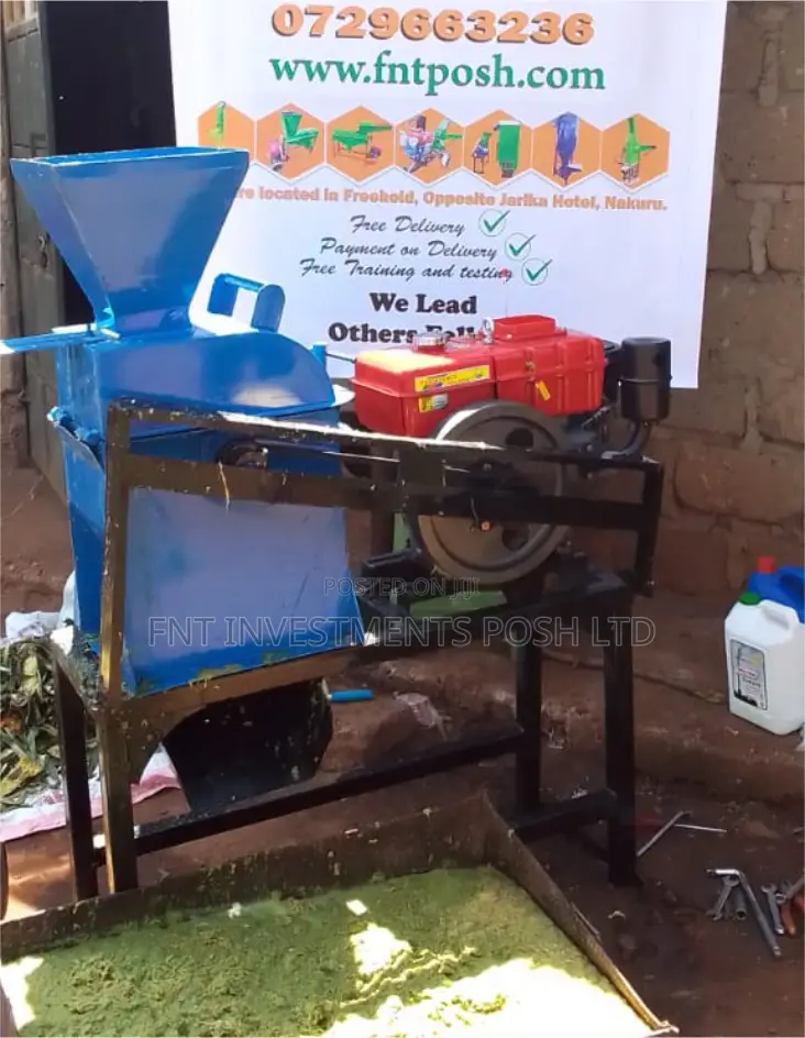 Diesel Biodegradable Waste Crusher