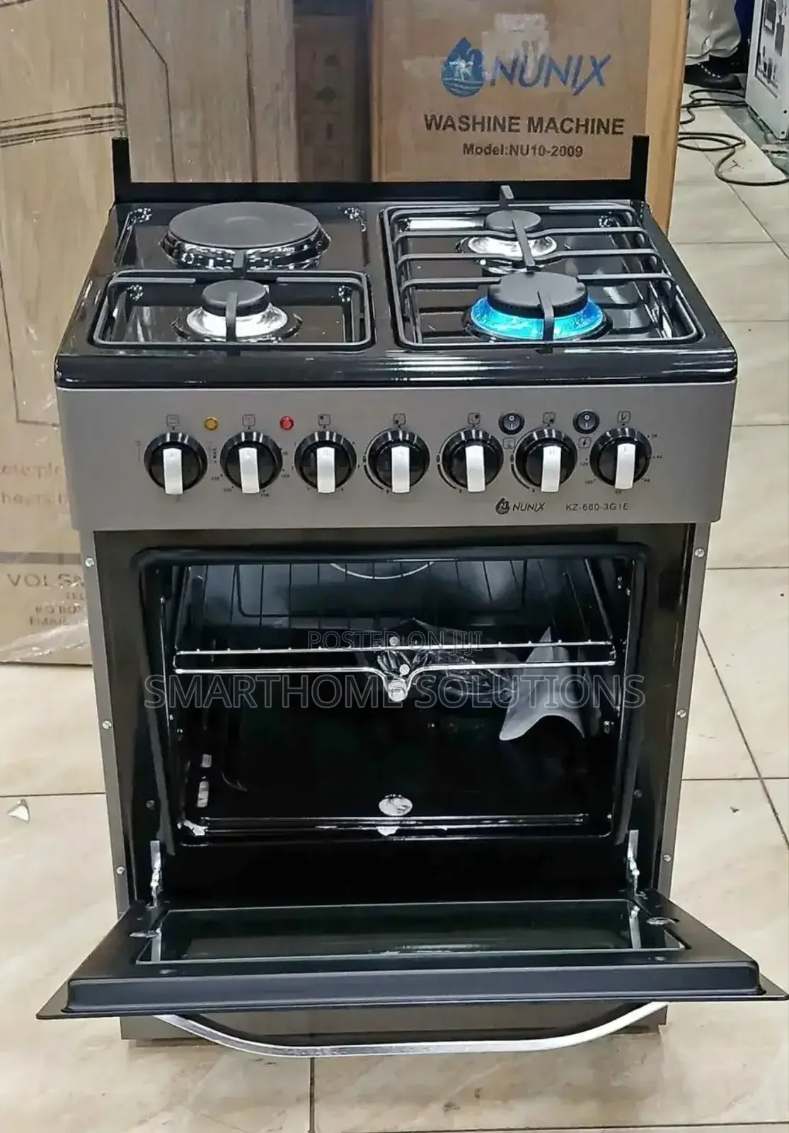 3+1 Free Standing Cooker, Nunix 3+1 Standing Cooker