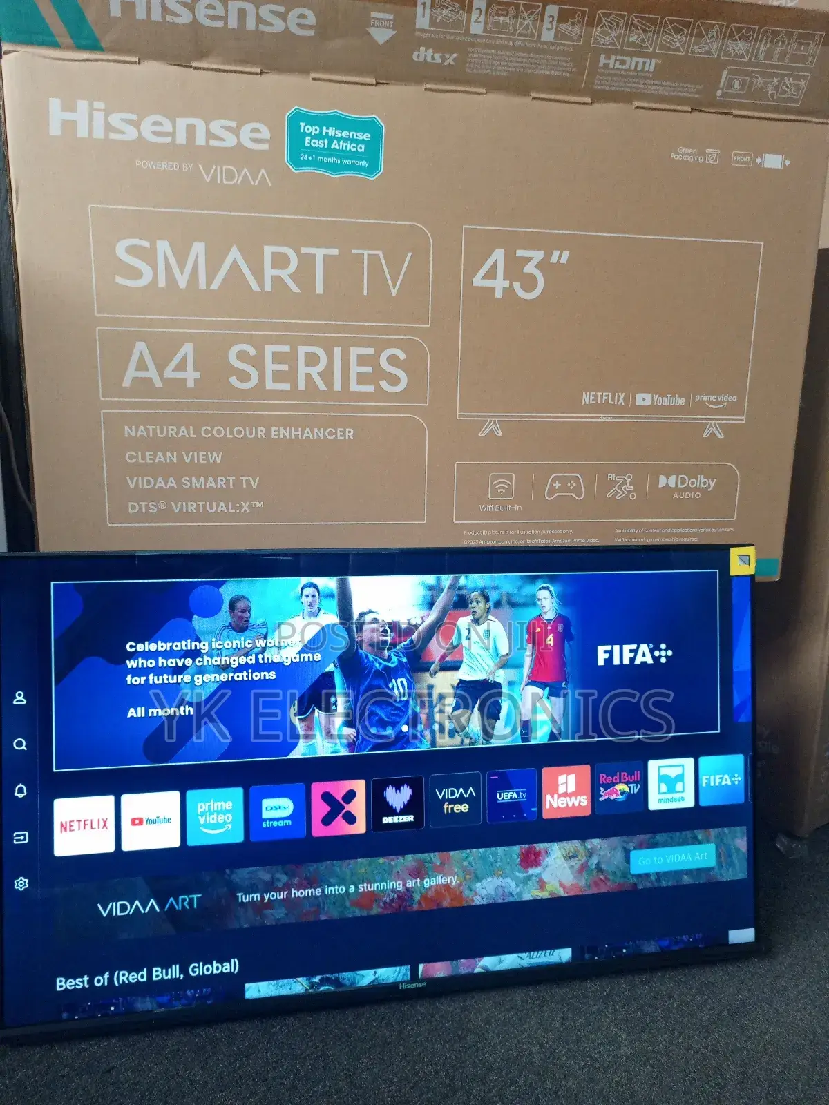 Hisense 43a4kken Smart Frameless A4 2025 |43-Inch Quality Tv