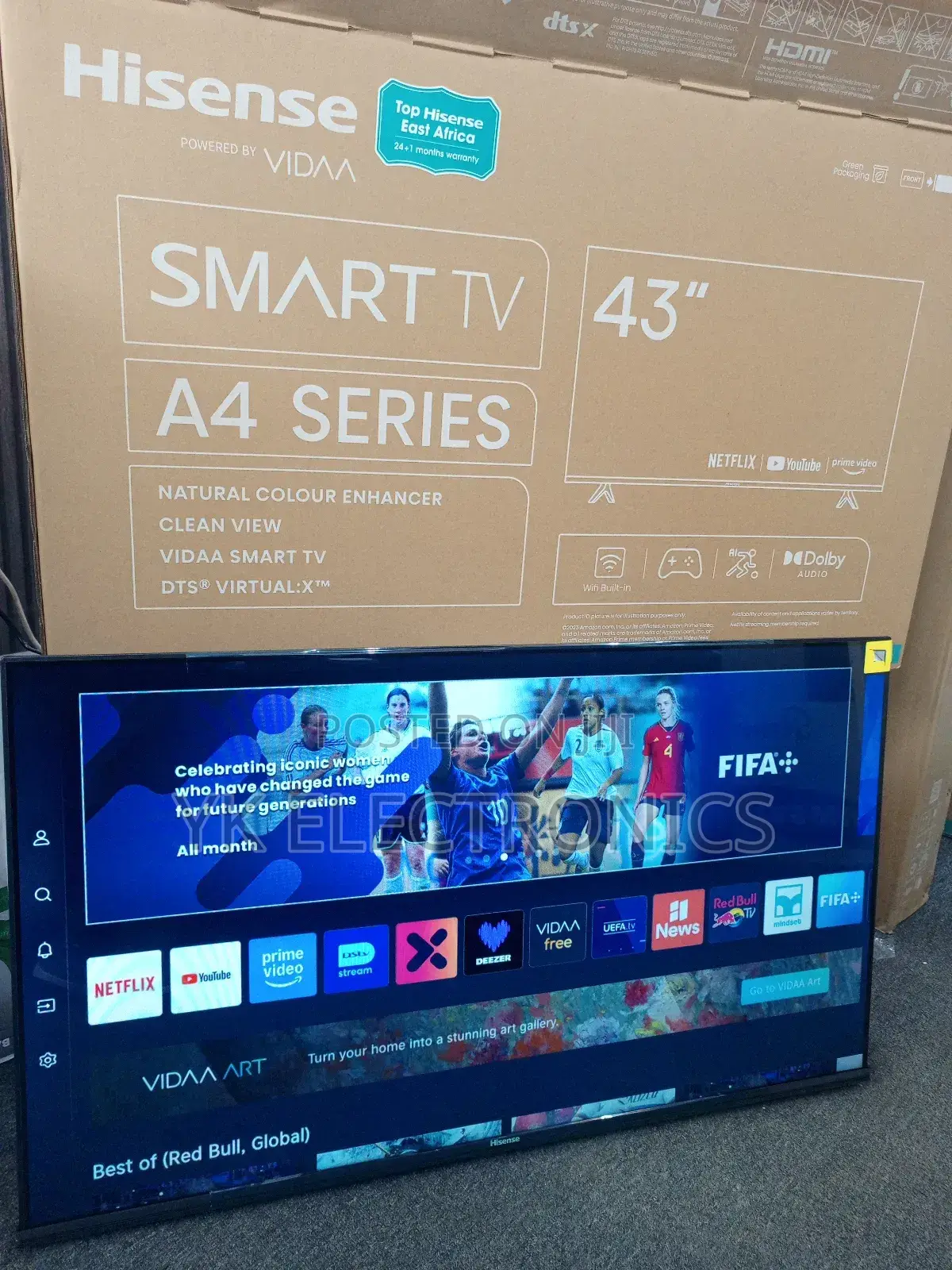 Hisense 43a4kken Smart Frameless A4 2025 |43-Inch Quality Tv