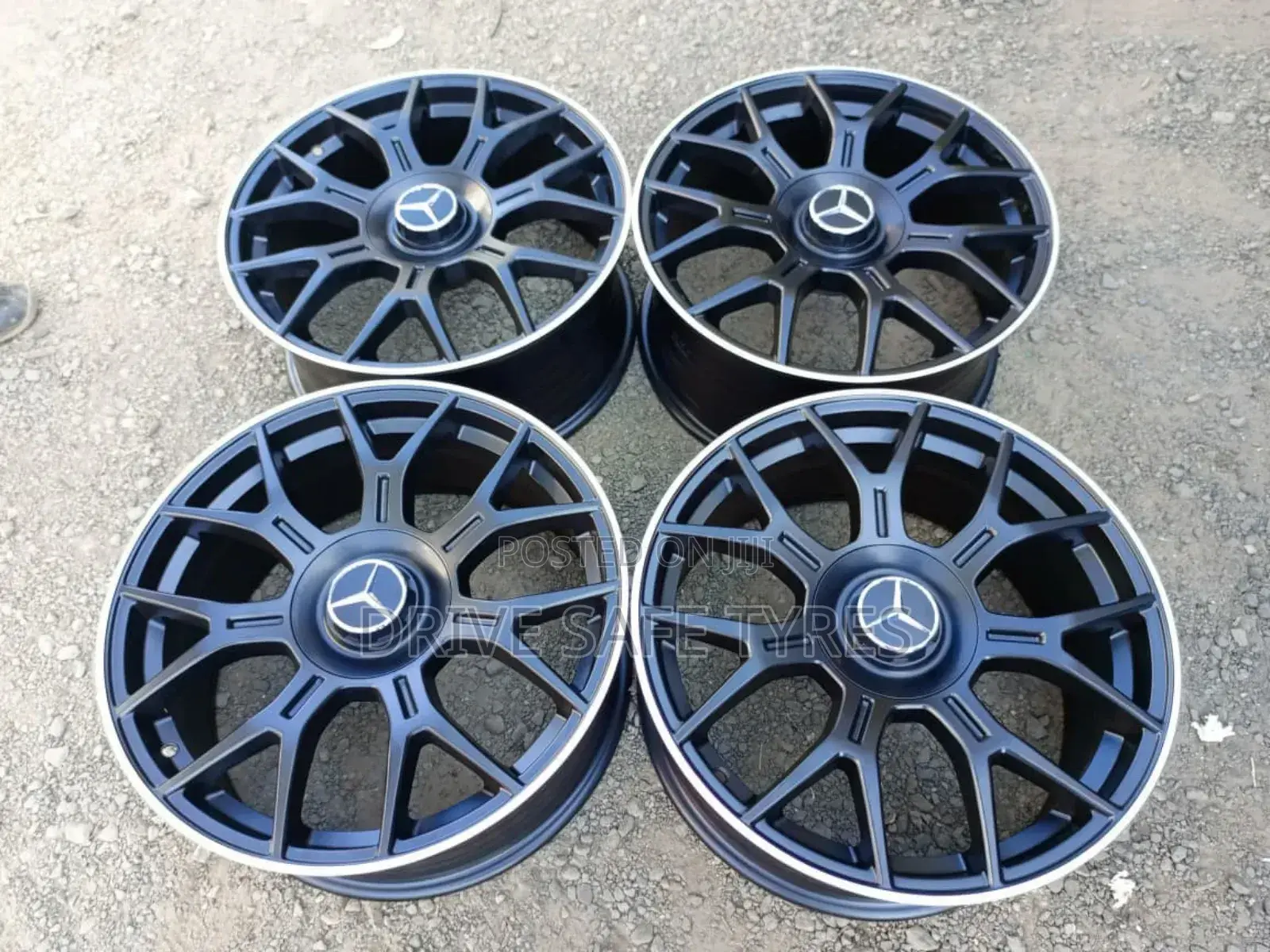 18 Inch Mercedes Benz Charcoal Set