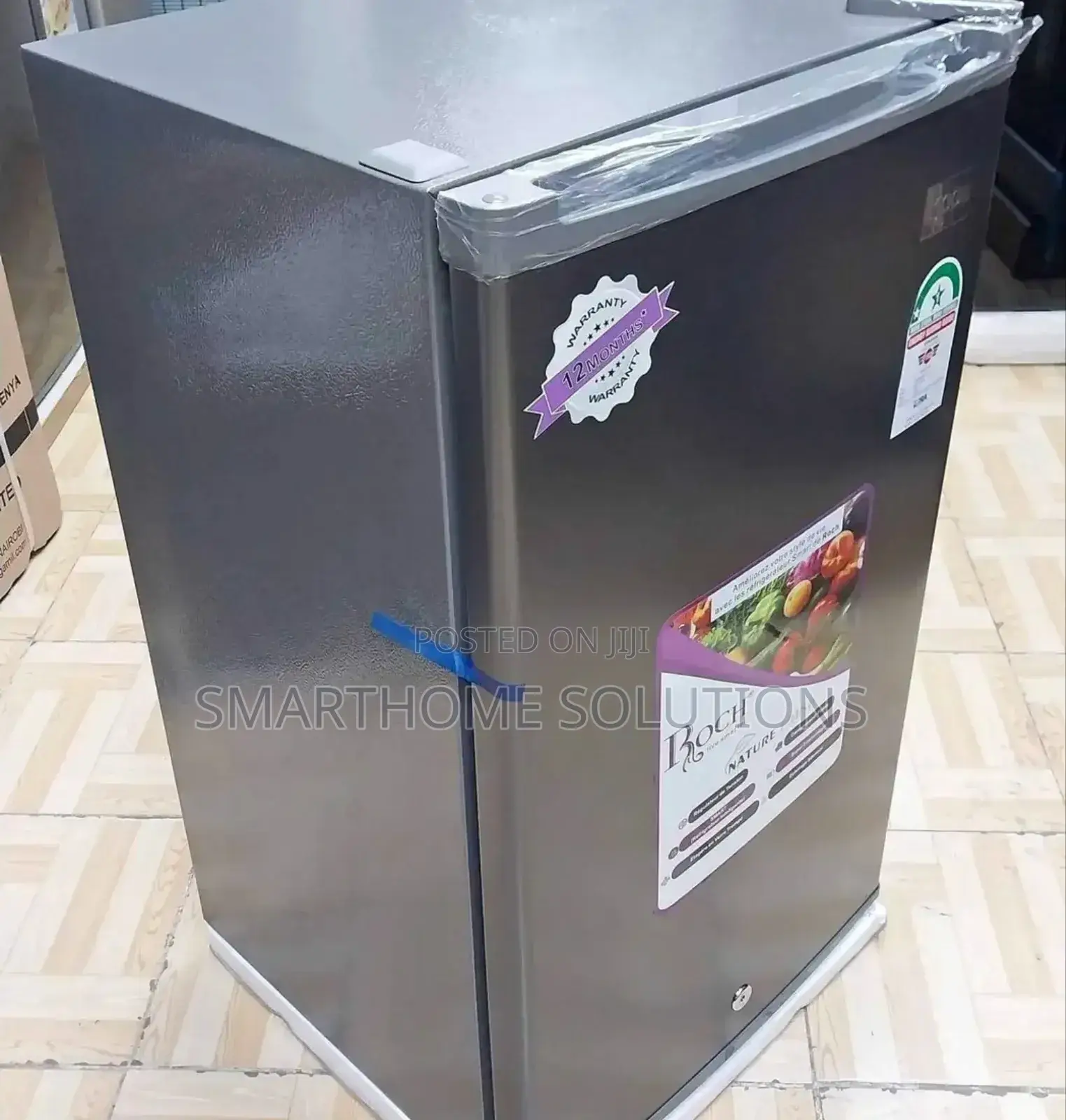 Roch 90 Liters RFR-120s-I Single Door Silver