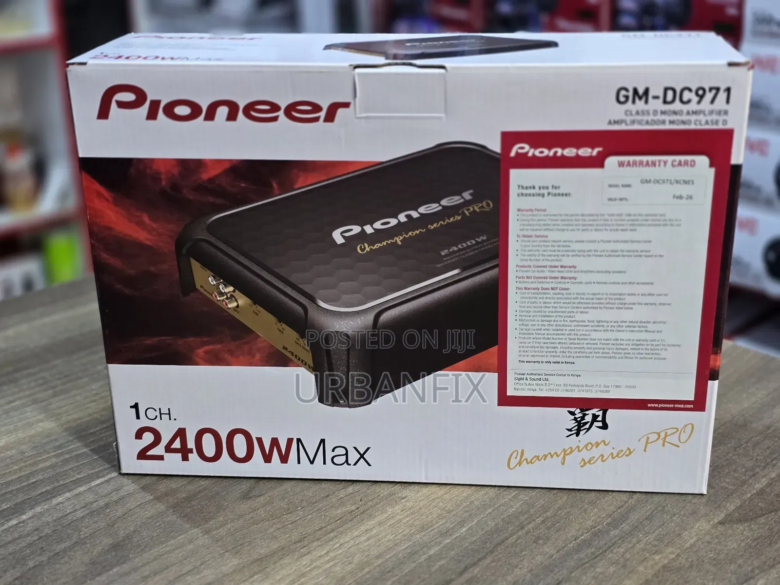 Pioneer 2400watts Monoblock Class D Amplifier