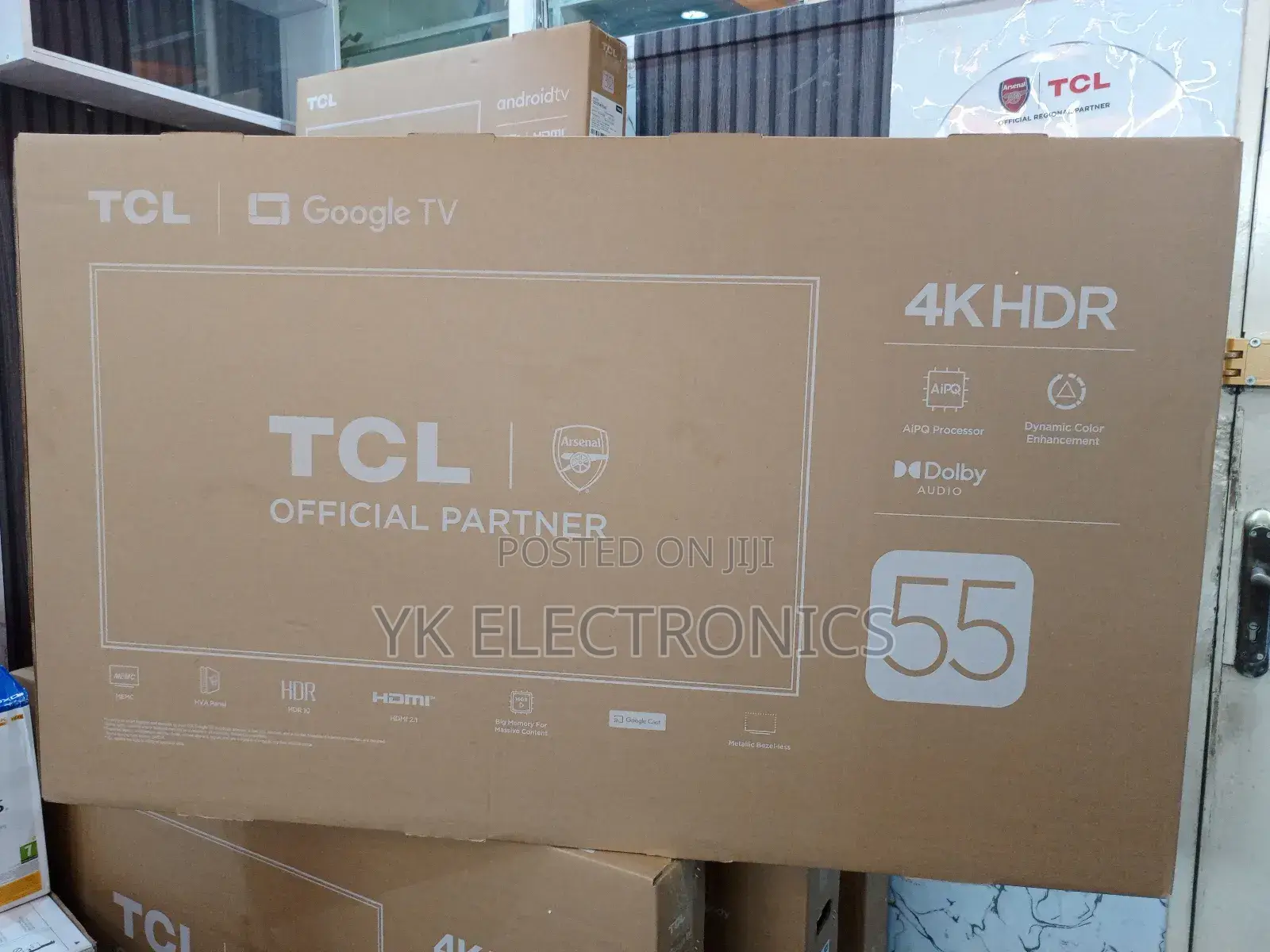 TCL 55v6c 55 Inch Smart Ultra Hd, HDR Google Tv (2025)