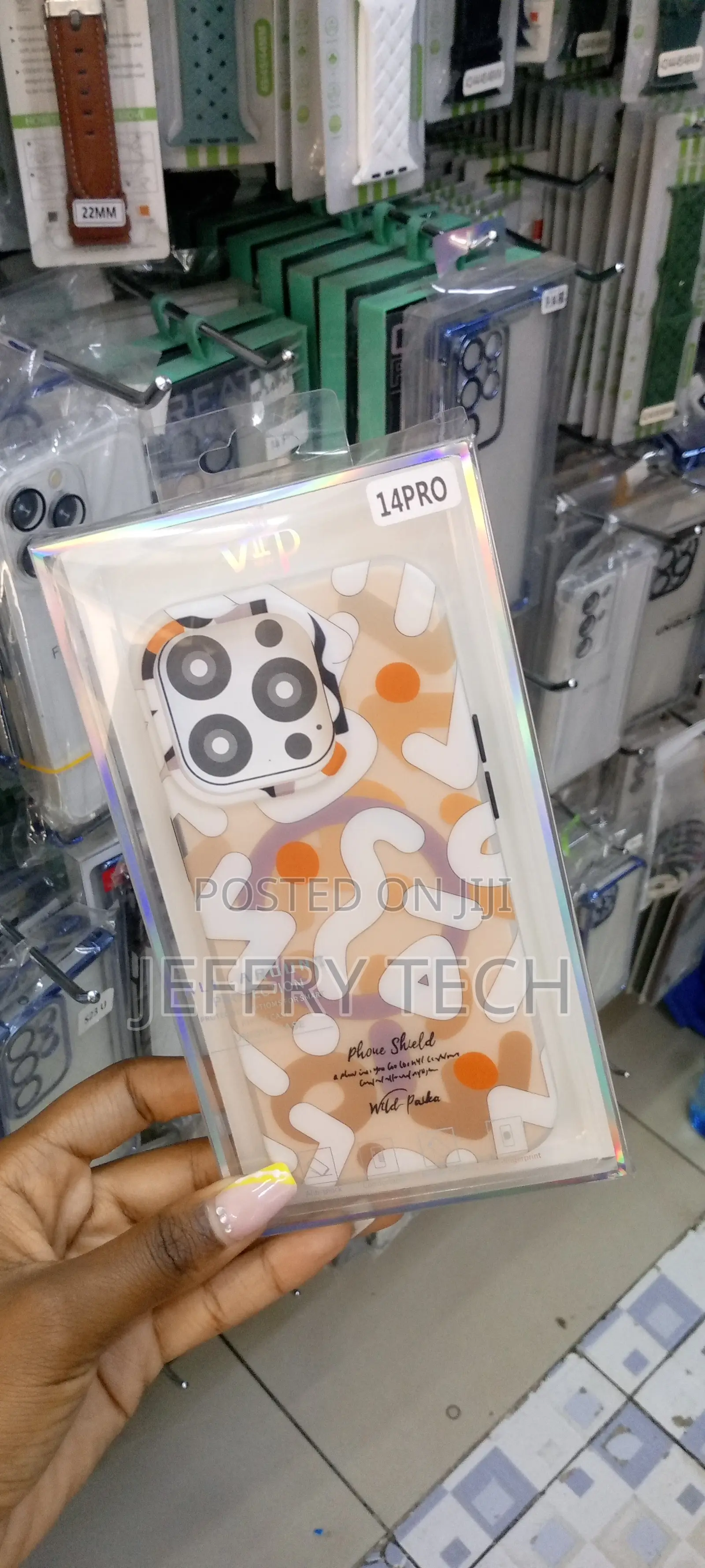 iPhone14pro Magsafe Palka New Cases -Orange and White