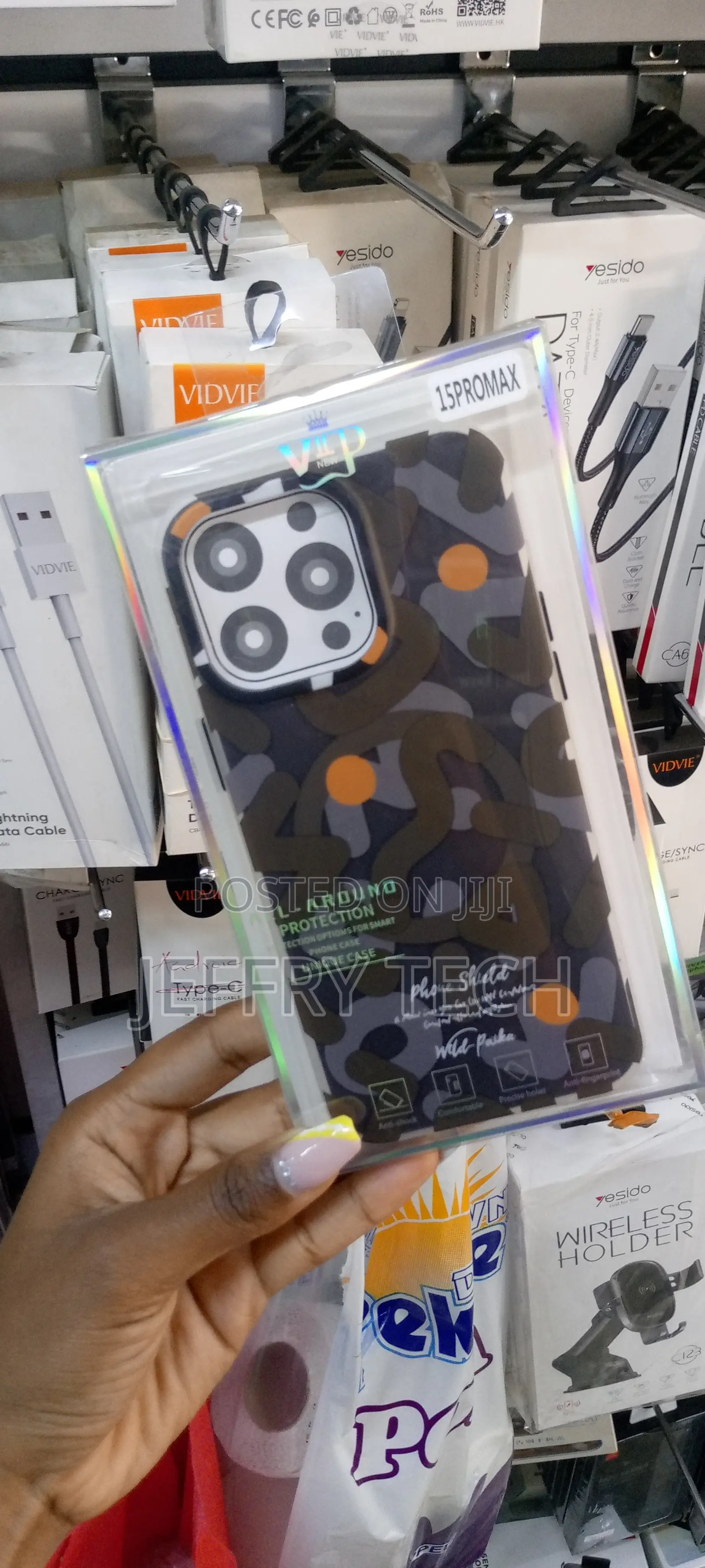 iPhone 15 Pro Max Magsafe Palka Case-Brown Multicolored