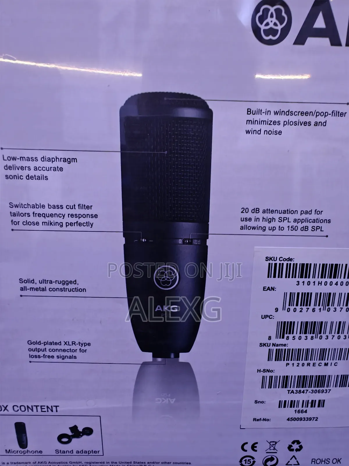 Akg P 120 Studio Mic