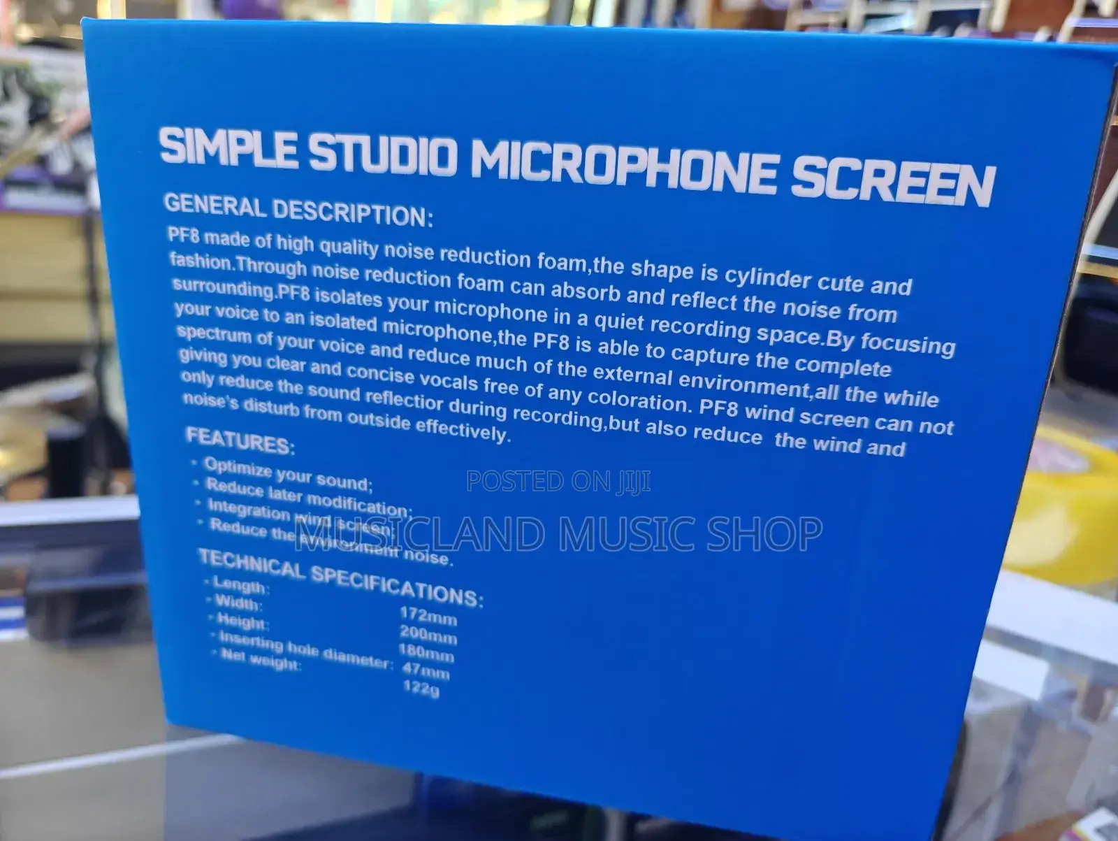 Studio Microphone Screen
