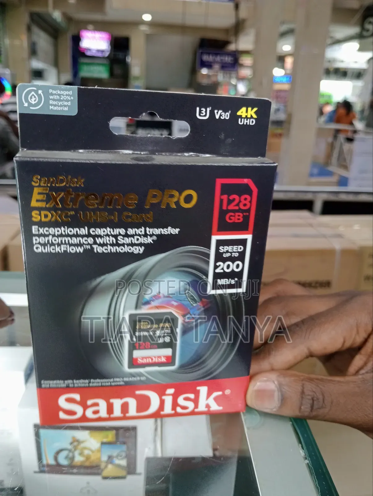 Sandisk 128gb Extreme Pro Uhs-I SDXC Memory Card (Class 10)