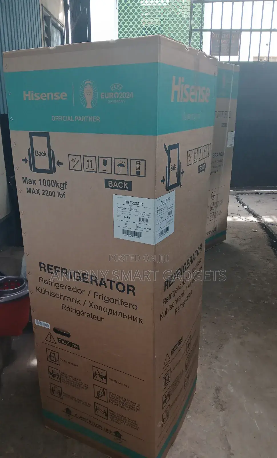 Hisense Fridge 230l Bottom Freezer Silver Ref226dr