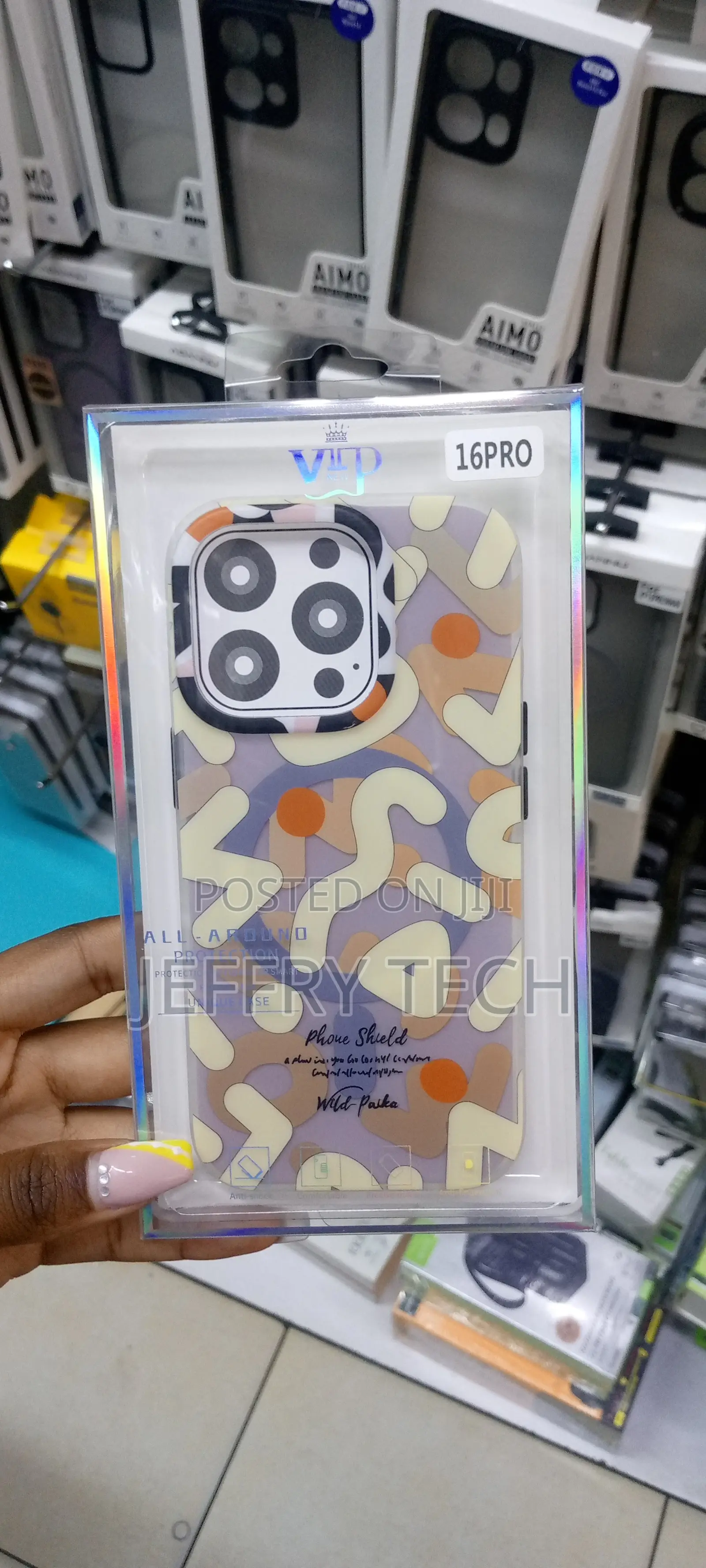 iPhone 16 Pro Magsafe Multicolor Beige Multicolored