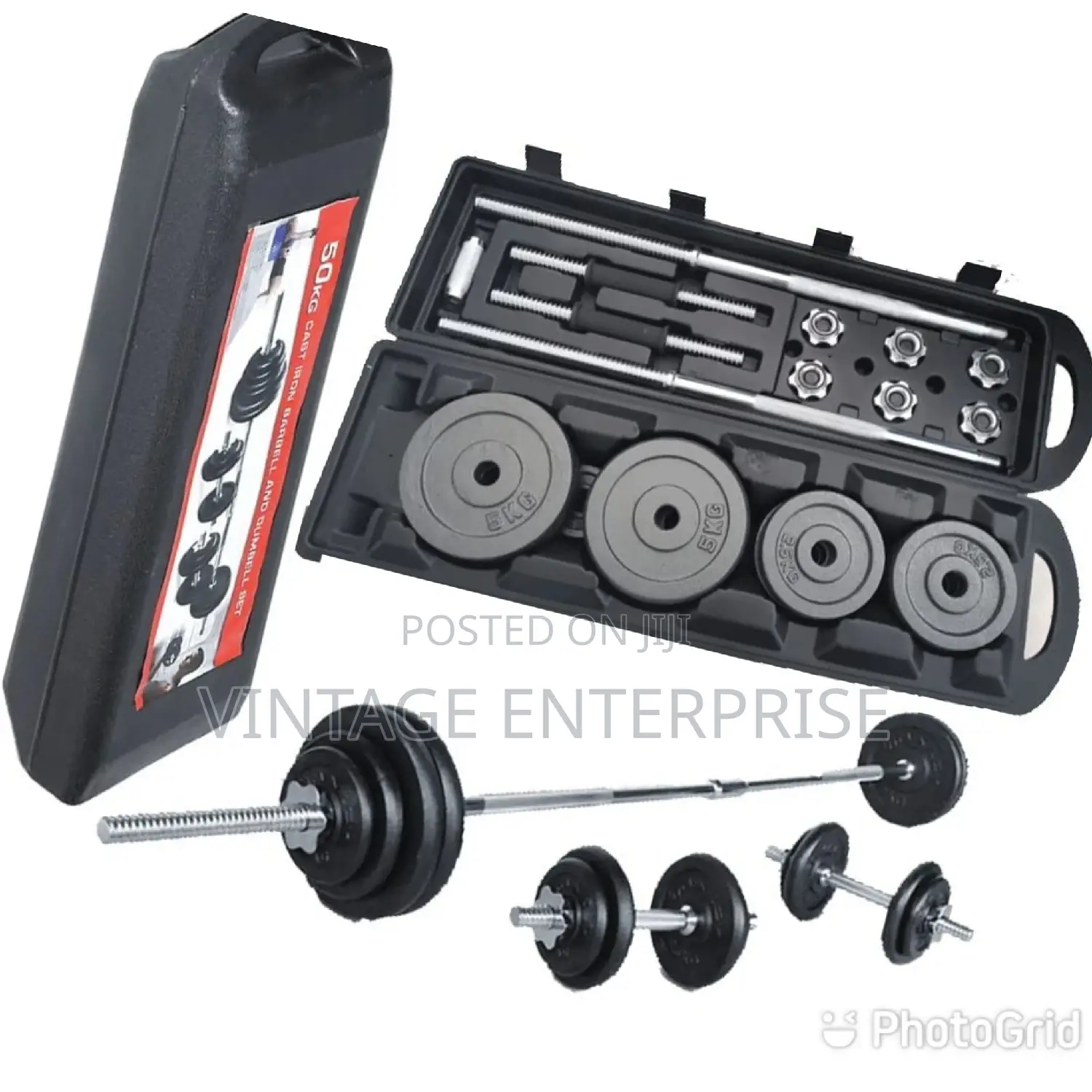 50kg /York/Barbell and Dumbell Set