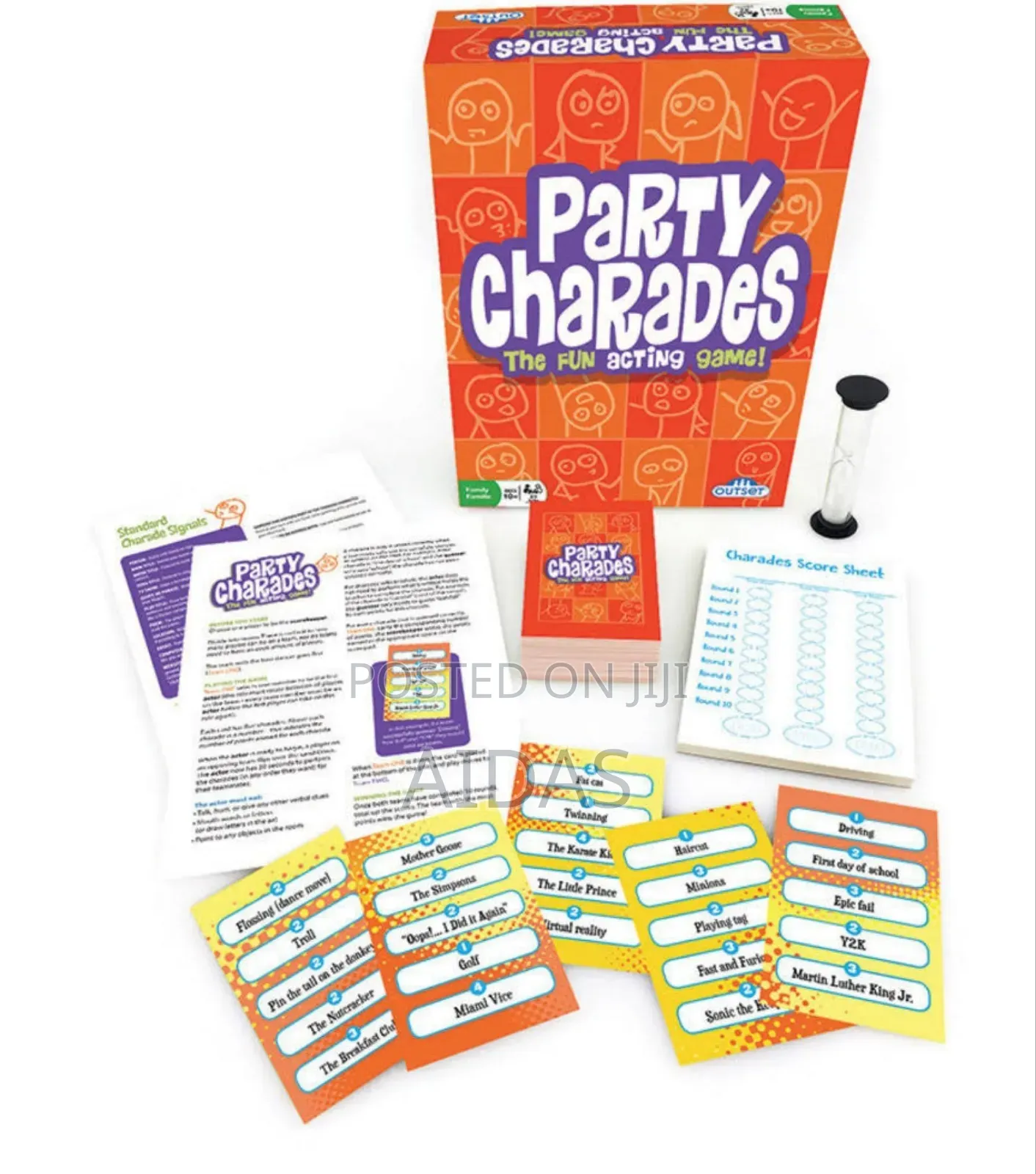 Party Charades Fun Games Cards
