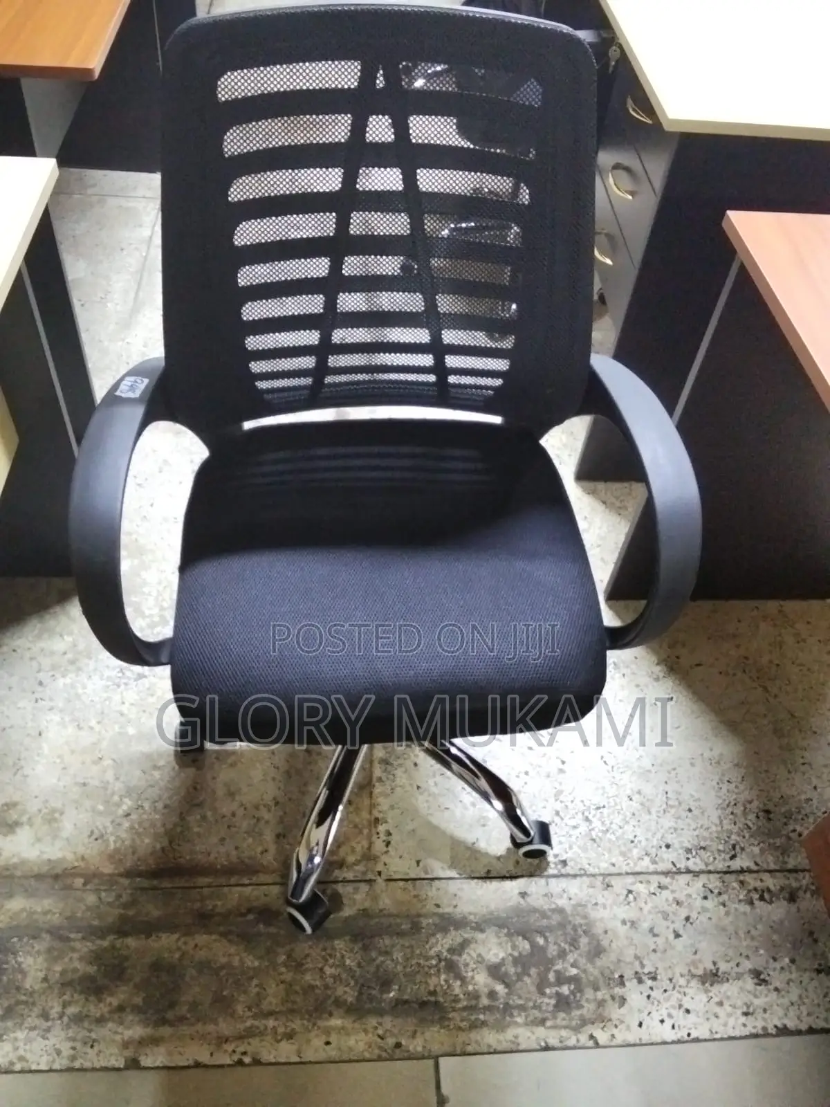 High Back Mesh Office Chairs Headrest