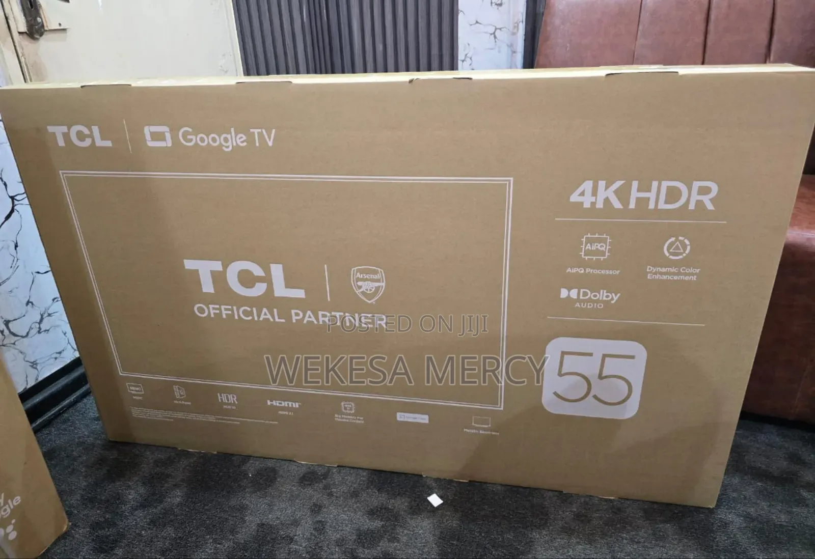 TCL 55v6c 55 Inch Smart Ultra Hd, HDR Google Tv (2025