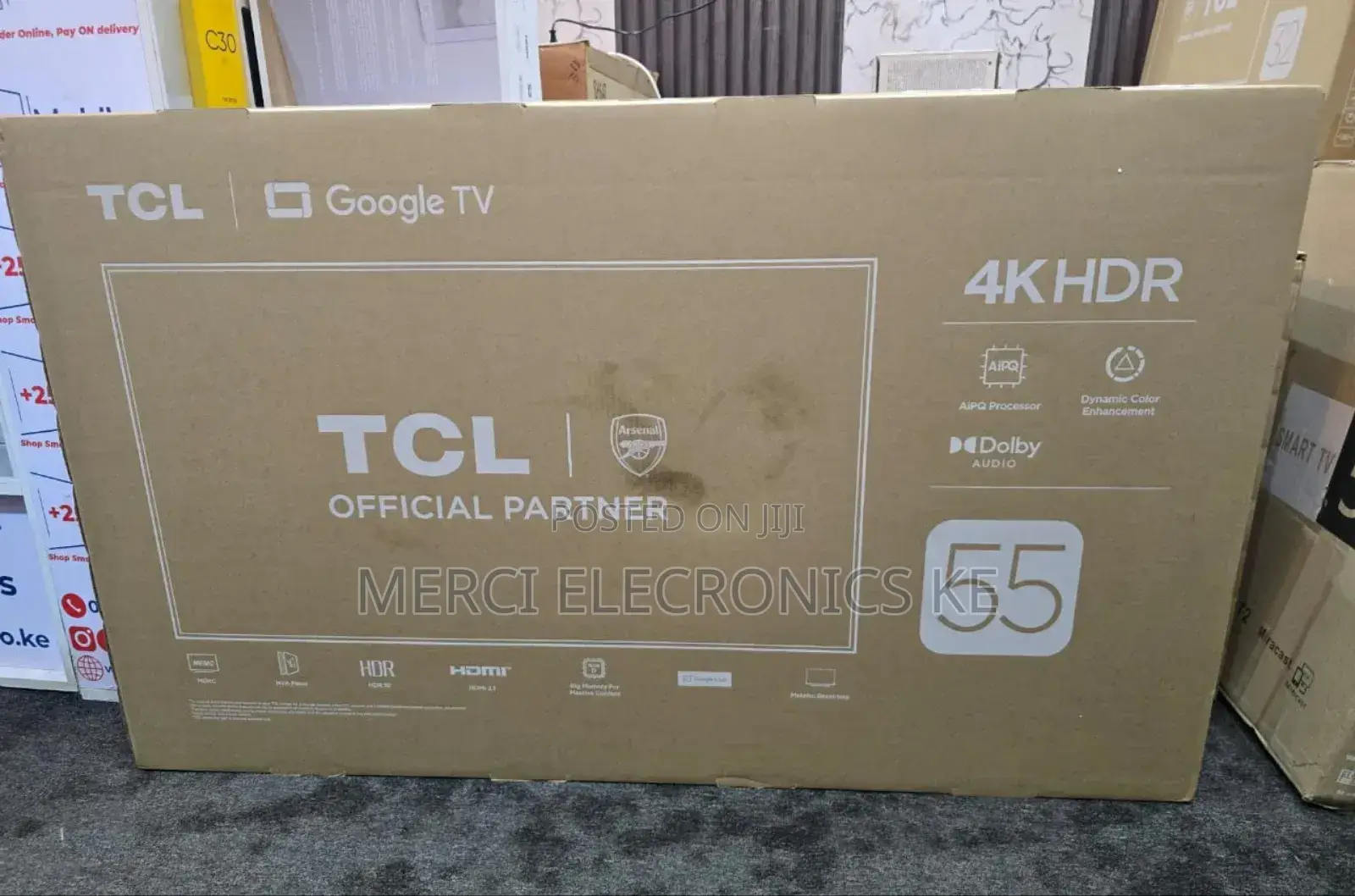 TCL 55v6c 55 Inch Smart Ultra Hd, HDR Google Tv (2025