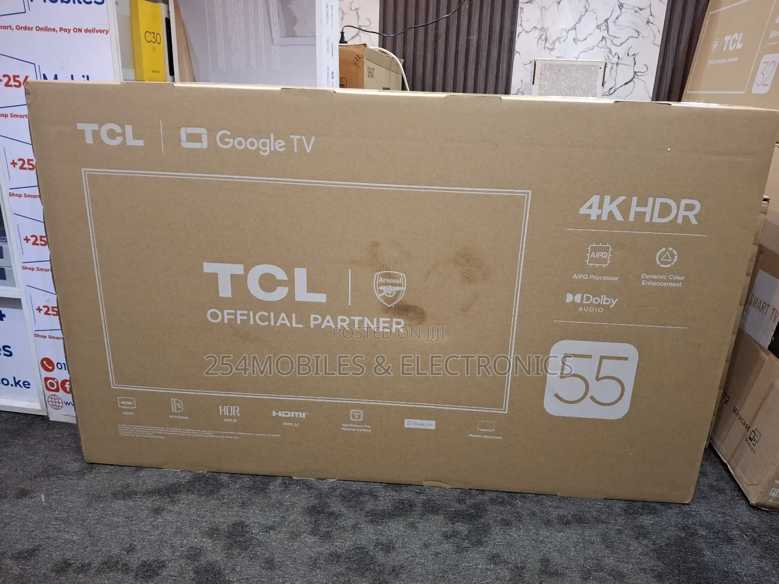 TCL 55v6c 55 Inch Smart Ultra Hd, HDR Google Tv (2025)