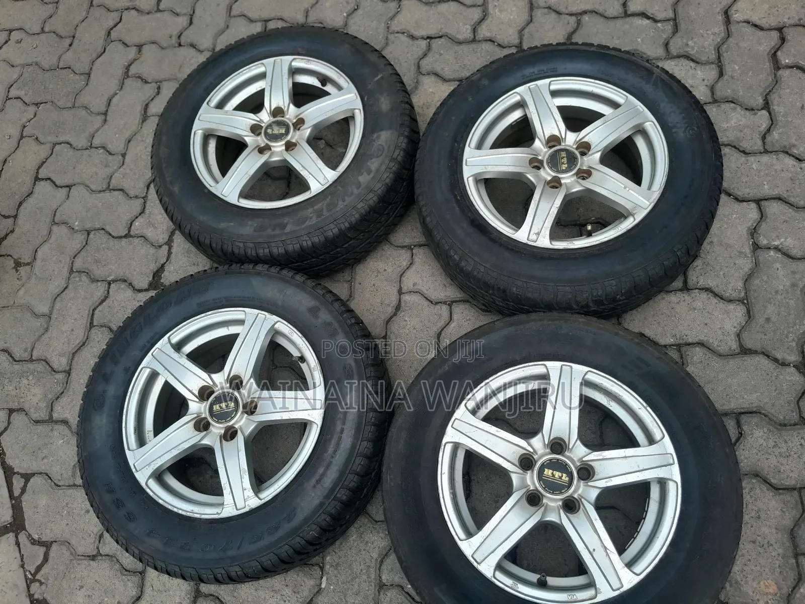 Four Wheels Set Size 14 on Sale