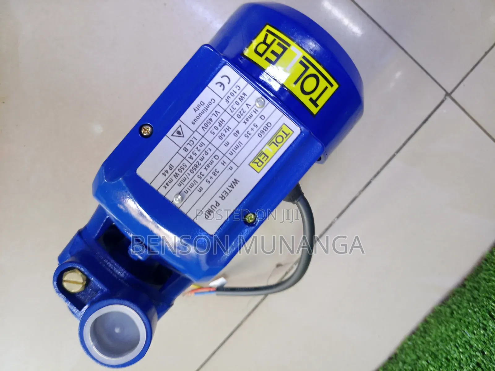 0.5 Toler Water Pump