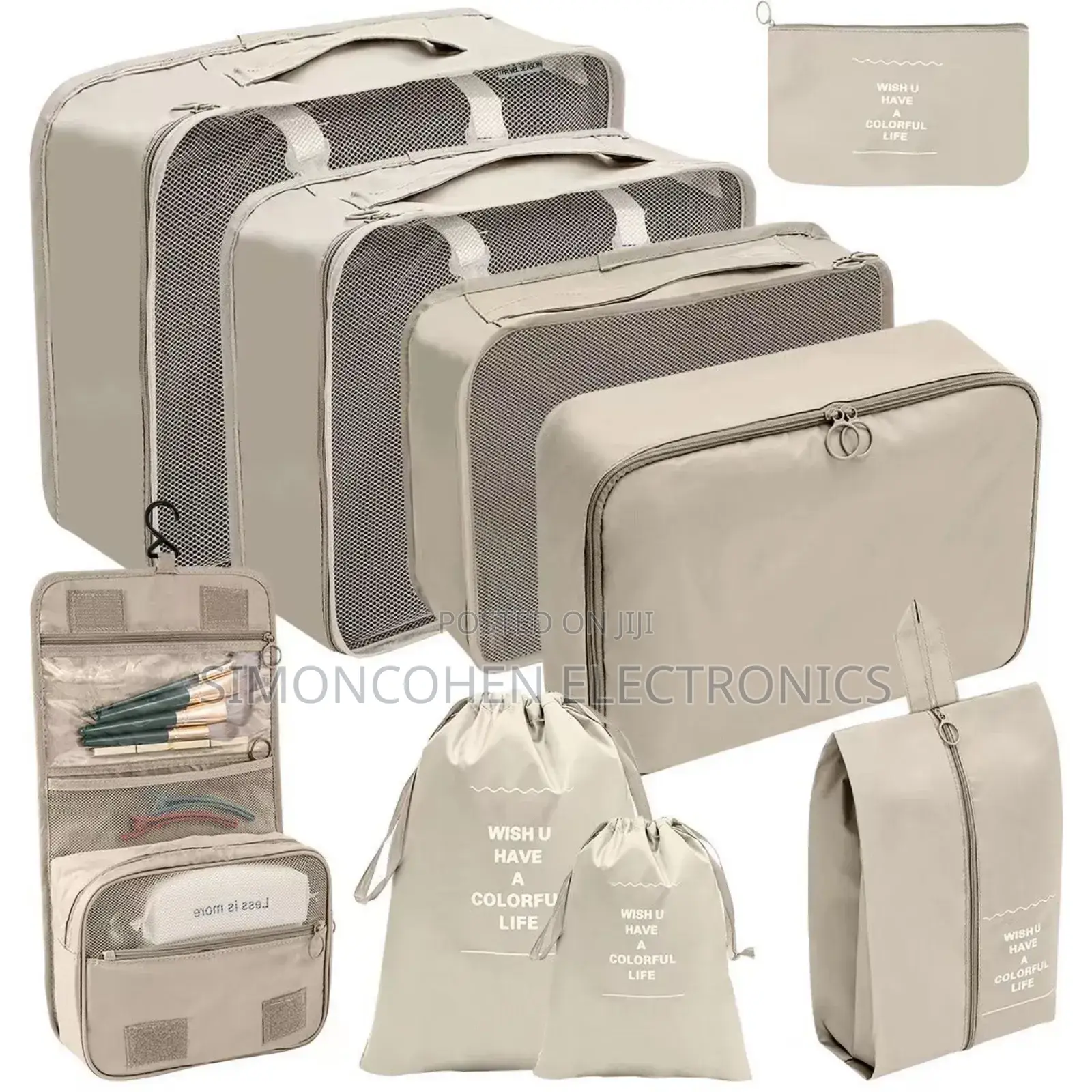 9pcs Lugguage Travel Bag Organizer