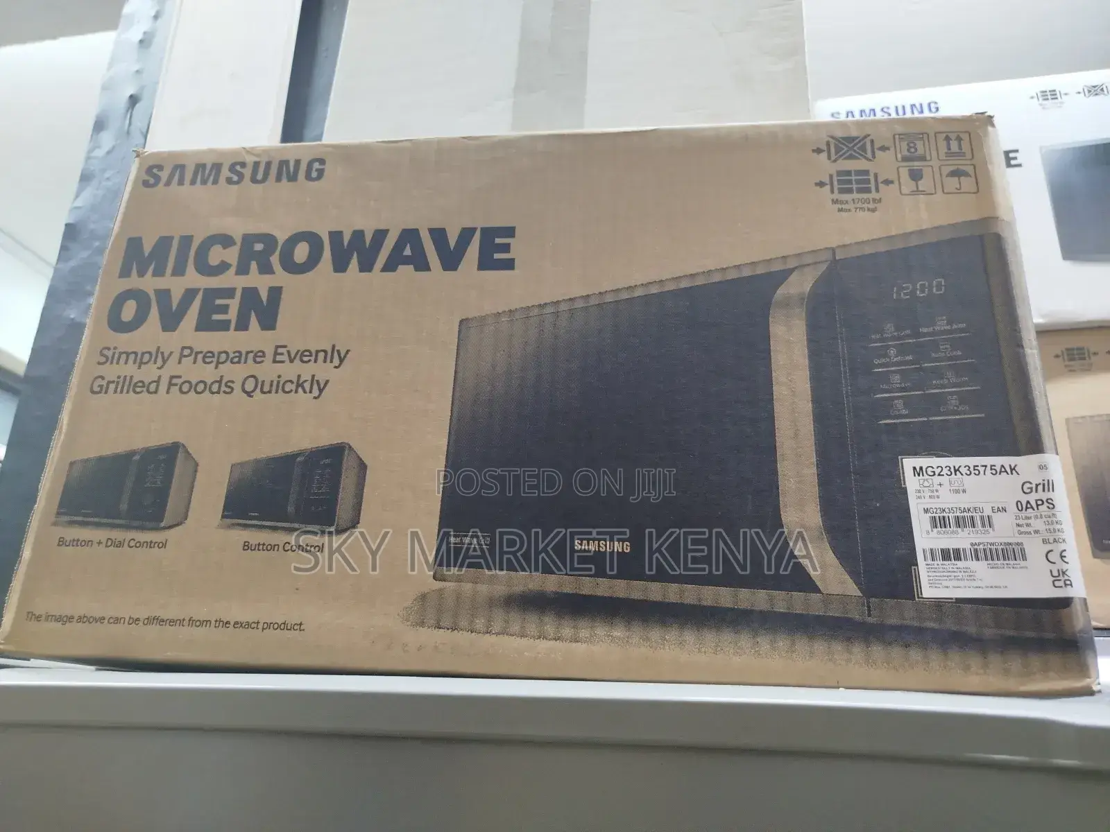 Samsung Mg23k3515ak 23ltr Grill Microwave Oven