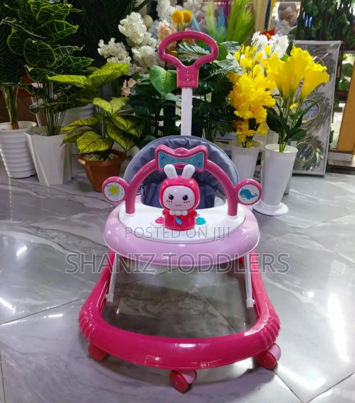 Pink Baby Push Walker