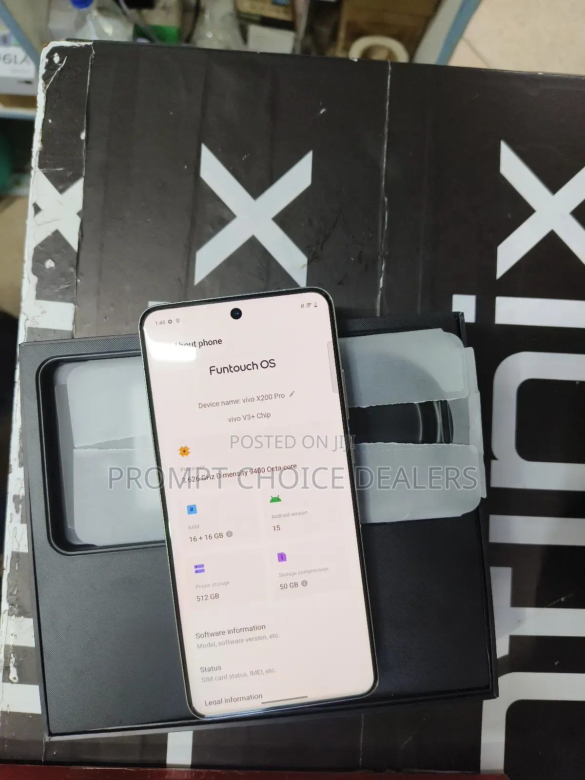 New Vivo X200 Pro 512 GB Gray