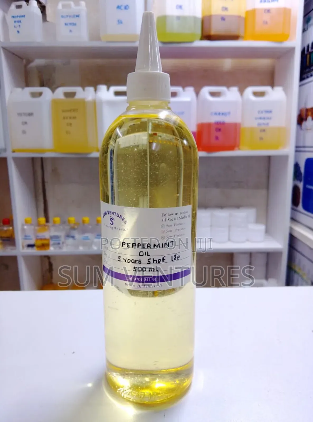 Peppermint Oil – (100% Pure) Natural Organic Cold Pressed Oil 