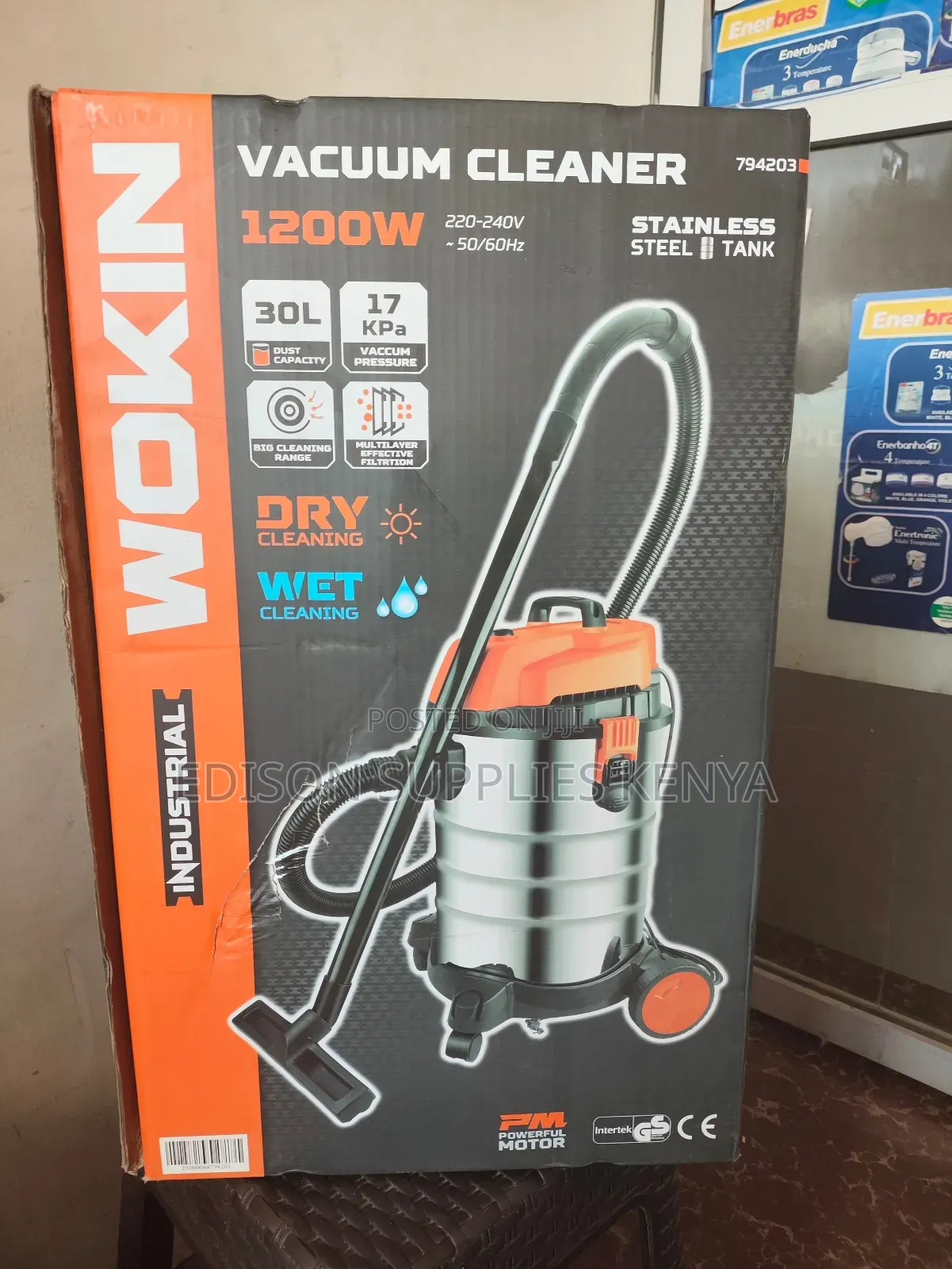 30 Litres Wet And Dry Vacuum Cleaner Wokin 30l