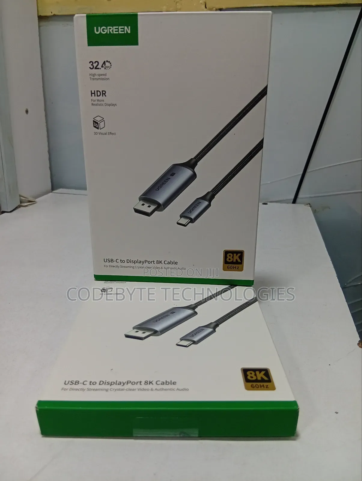 Ugreen Usb-C to Displayport Cable 2m Cable