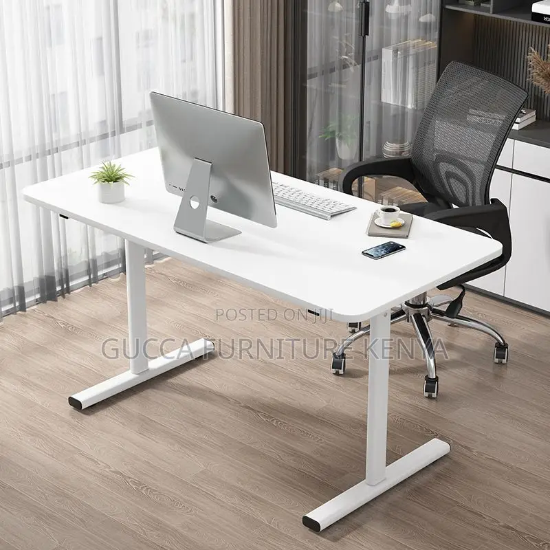 Office Tables: Multi-Levelled Office Standing Desk 140cm